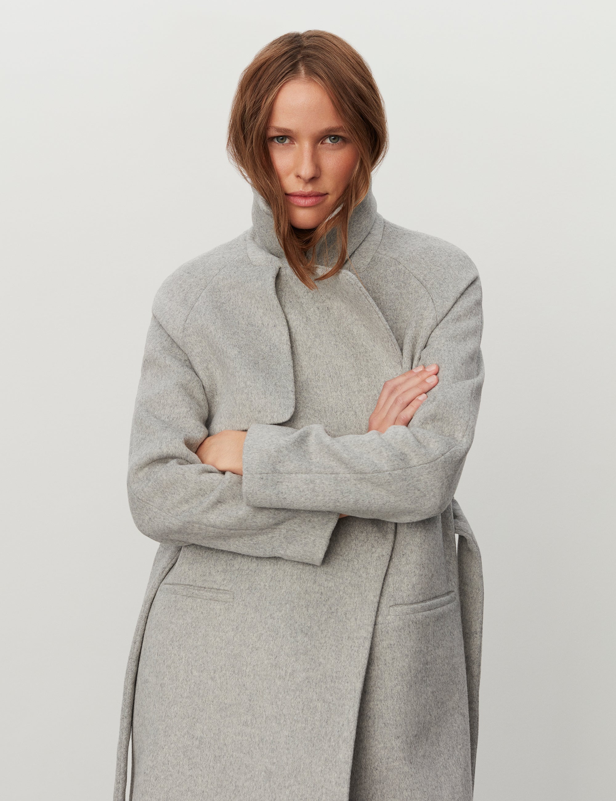 2NDDAY 2ND Livia Coats 11990 Light Grey Mel.