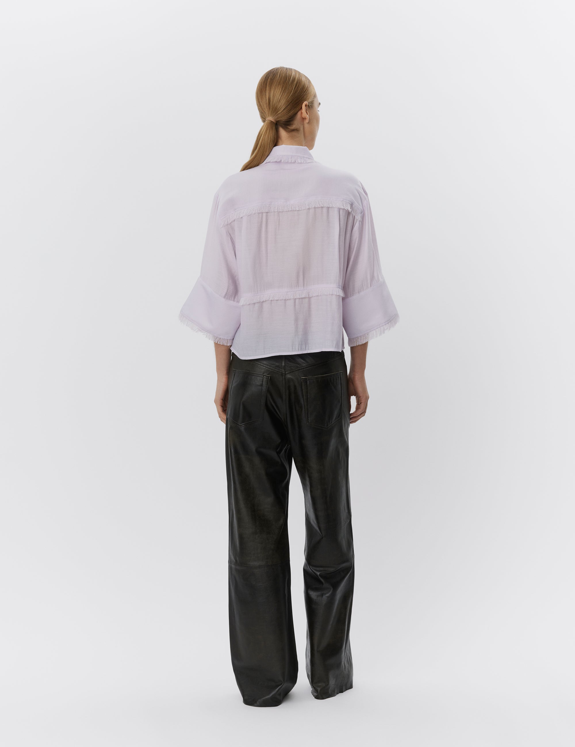 DAY Birger ét Mikkelsen Nash - Refined fringes Shirts & Blouses 133820 LAVENDER FOG