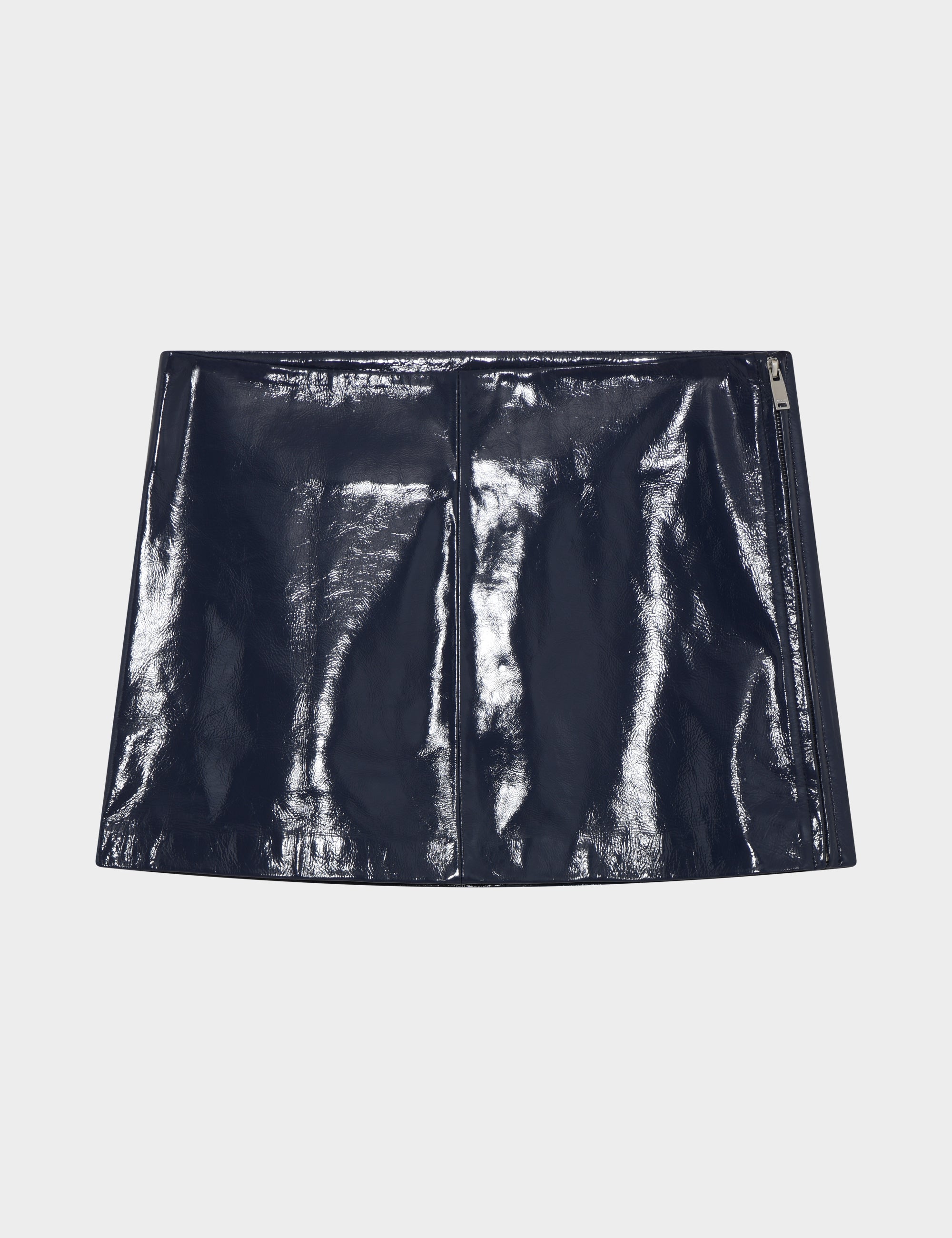 2NDDAY 2ND Danni - Soft Patent Leather Skirt 193815 Evening Blue