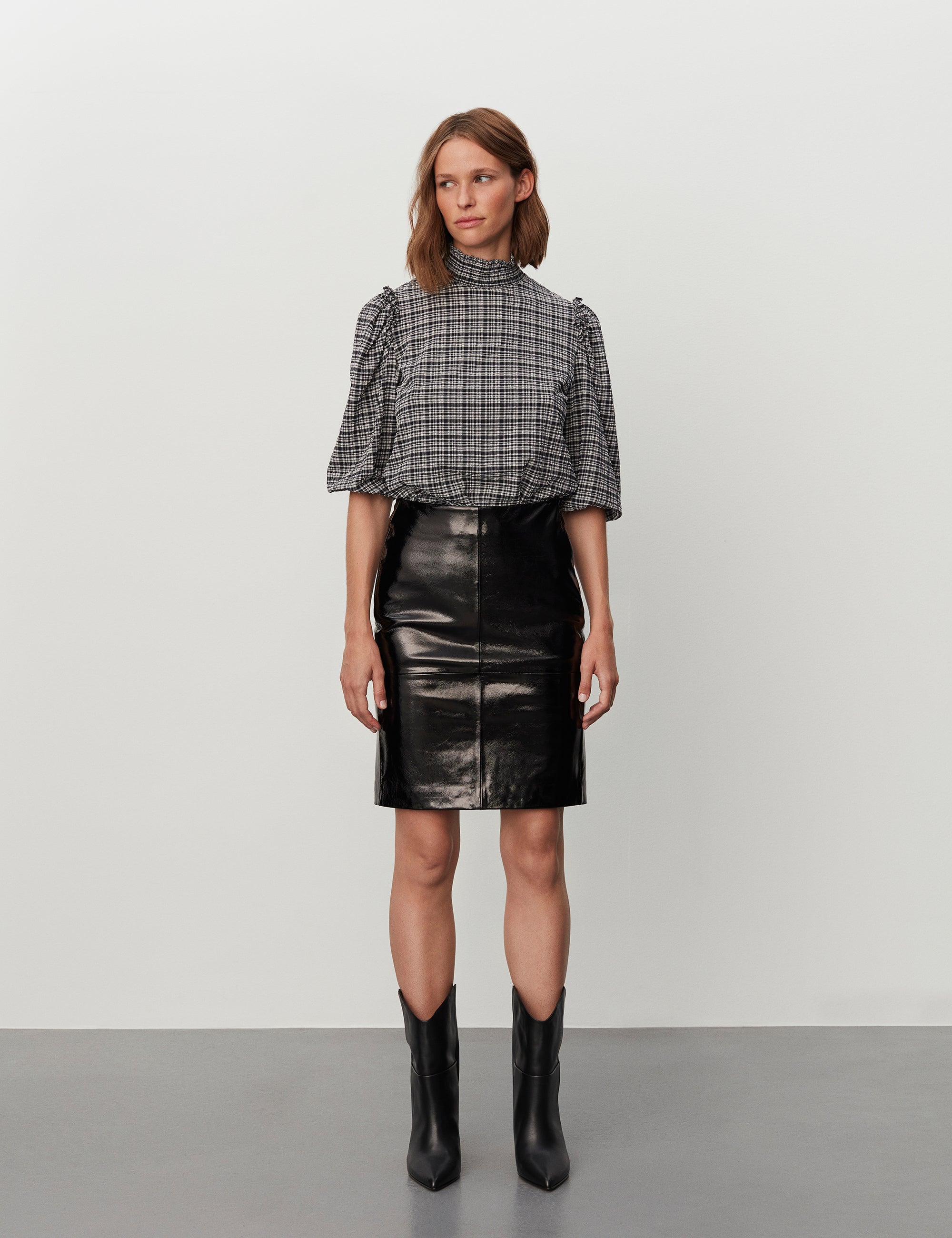 2NDDAY 2ND Edition Cecilia Skirt 194008 Meteorite (Black)