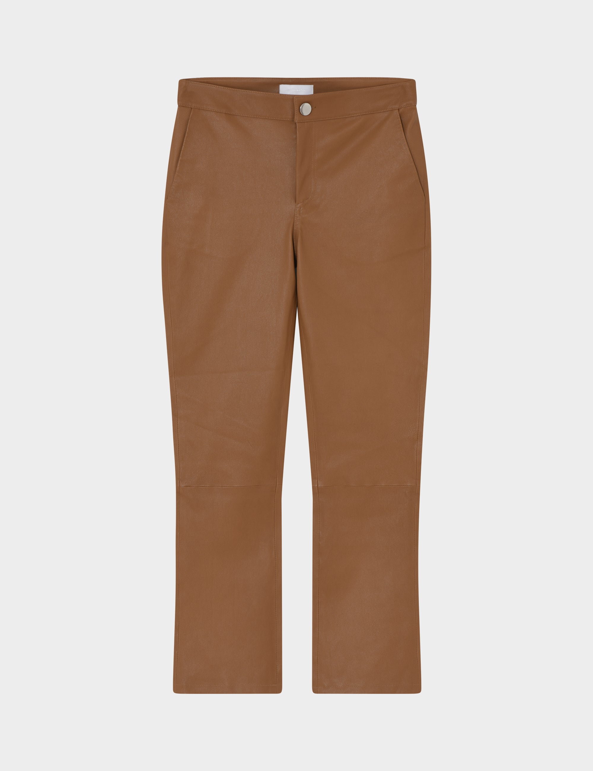 2NDDAY 2ND Leya - Refined Stretch Leather Pants Tobacco Brown 171327