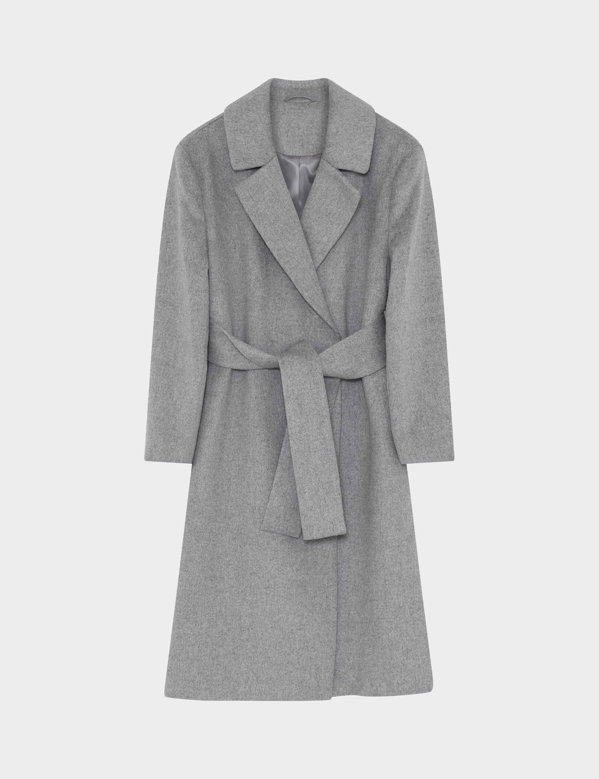 2NDDAY 2ND Liviana - Classic Wool Coats 420129 Light Grey Melange