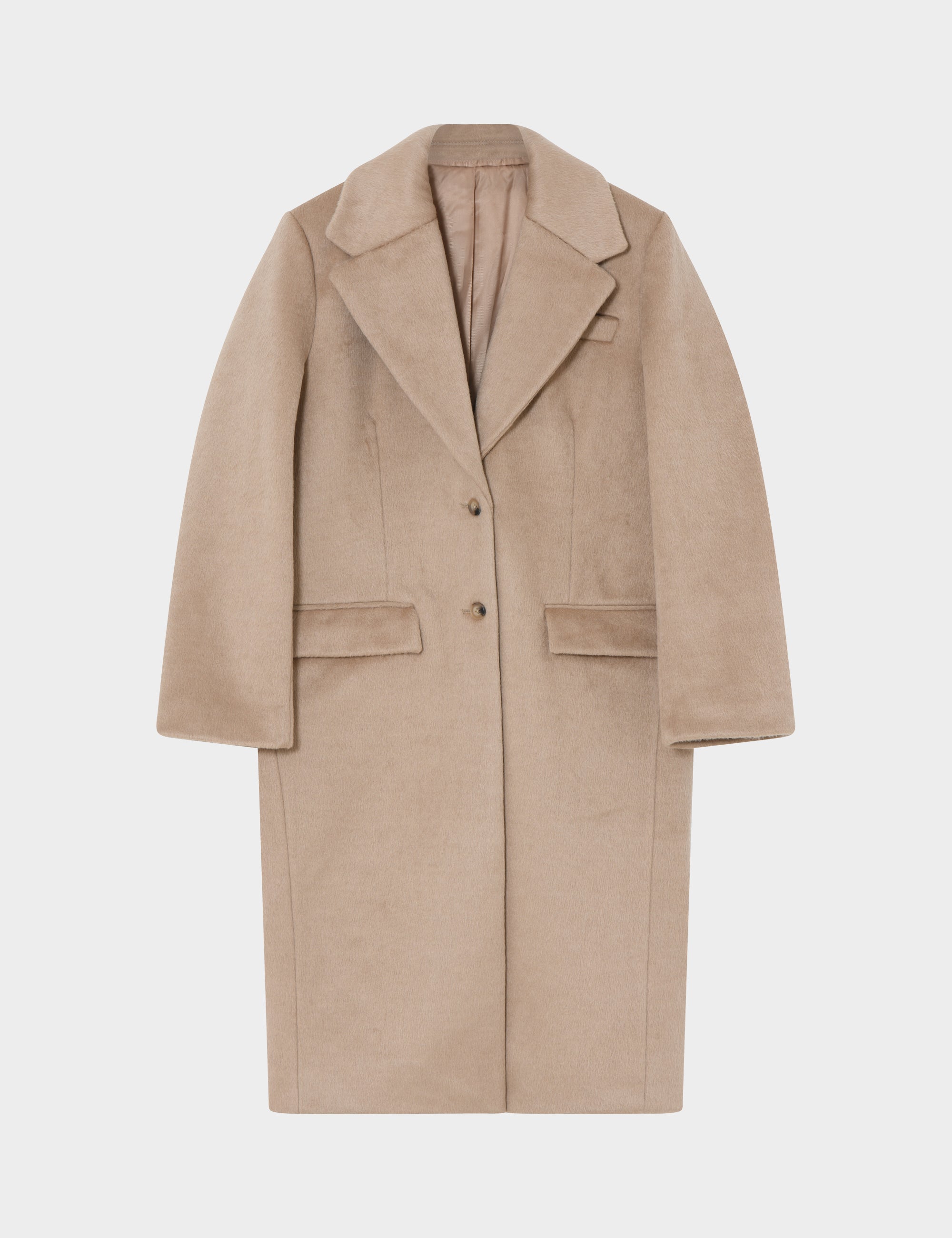 2NDDAY 2ND Miguel - Brushed Wool Coats 171320 Tannin