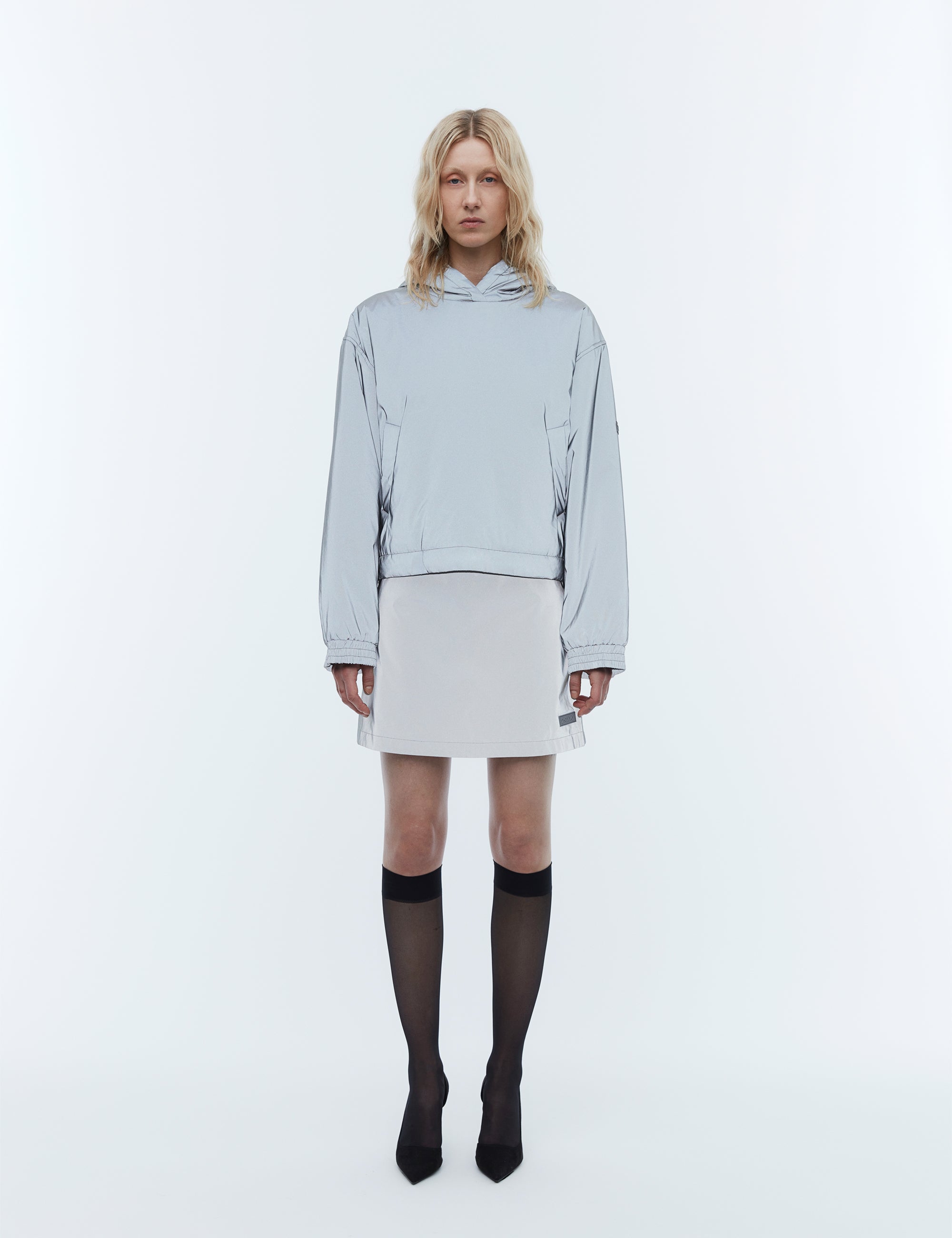 2NDDAY 2ND Rhodes - Reflective Jackets 420124 Reflective Grey
