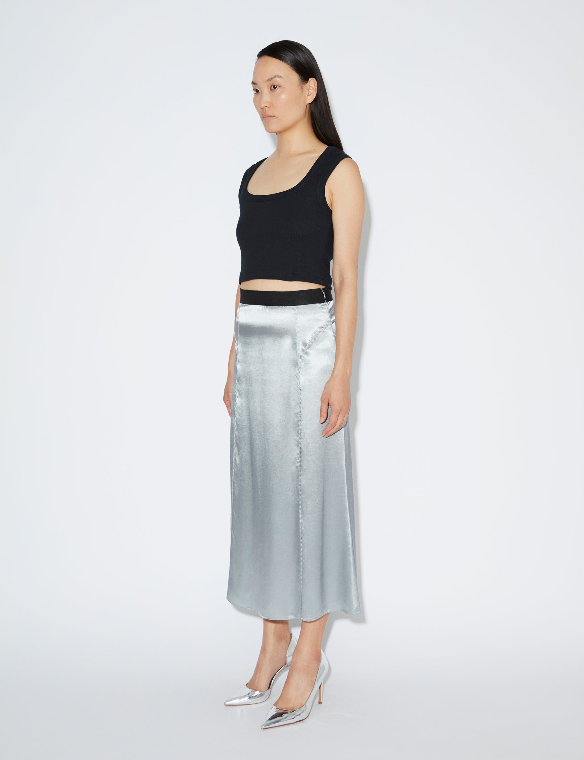 2NDDAY 2ND Rocco TT - Satin Bliss Skirt 154305 Quarry