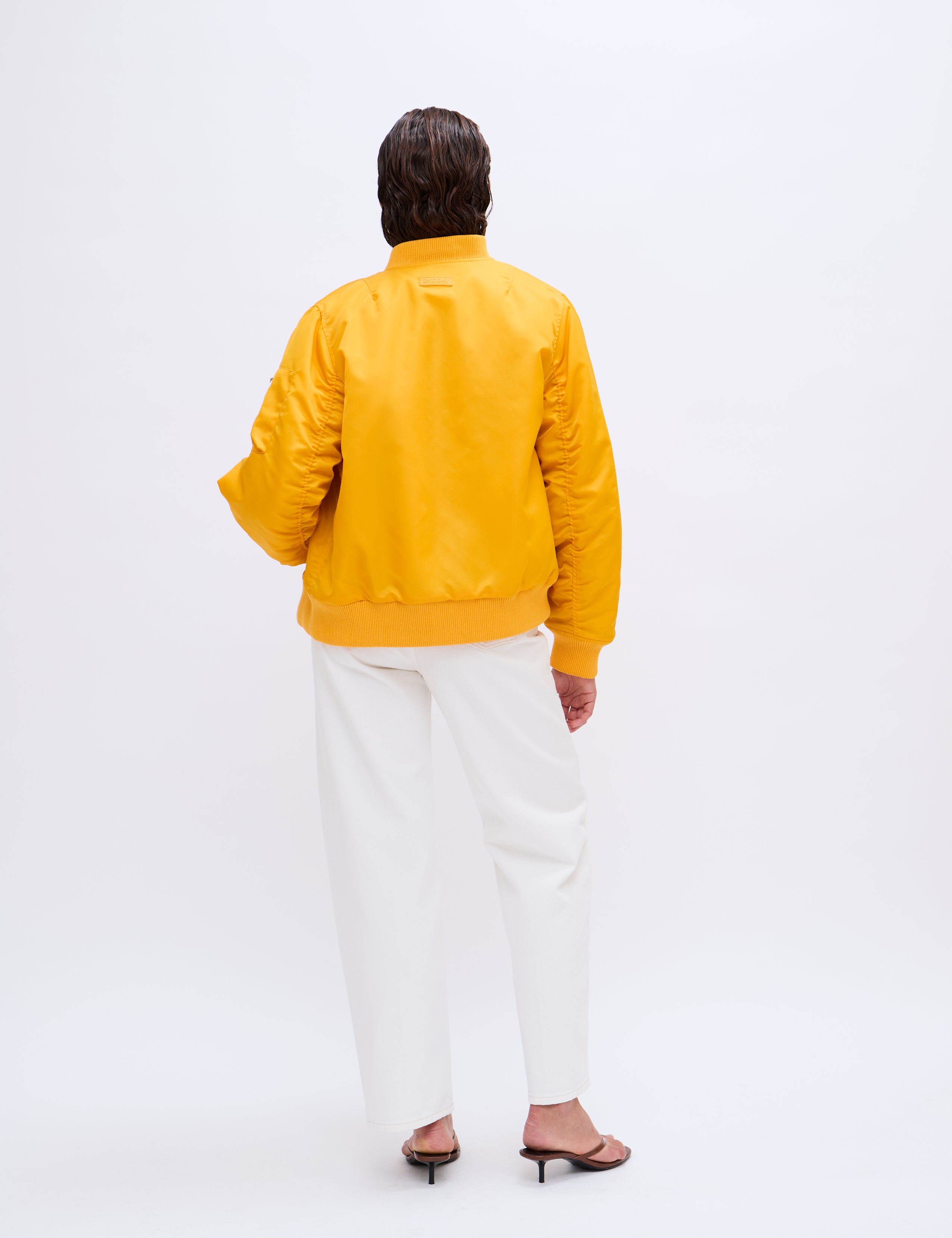 2NDDAY 2ND Santon - Firm Twill Nylon Jacket 141064 SAFFRON