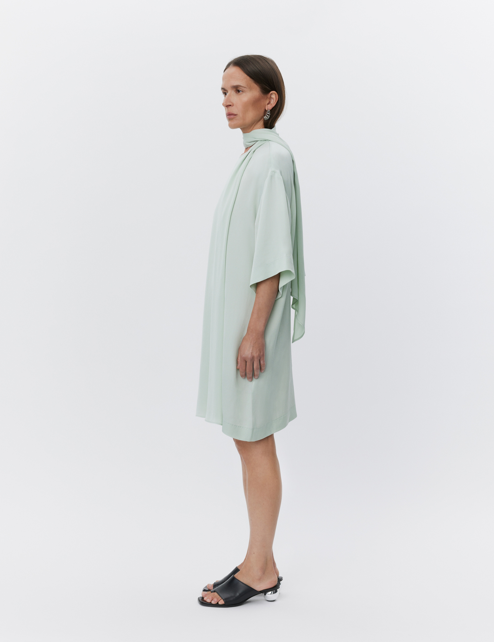 DAY Birger ét Mikkelsen Alaia - Matte Crepe Dress 05039 Green Lily