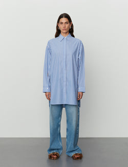 DAY Birger ét Mikkelsen Aspen - Classic Cotton Stripe Shirts & Blouses 500072 Classic Blue