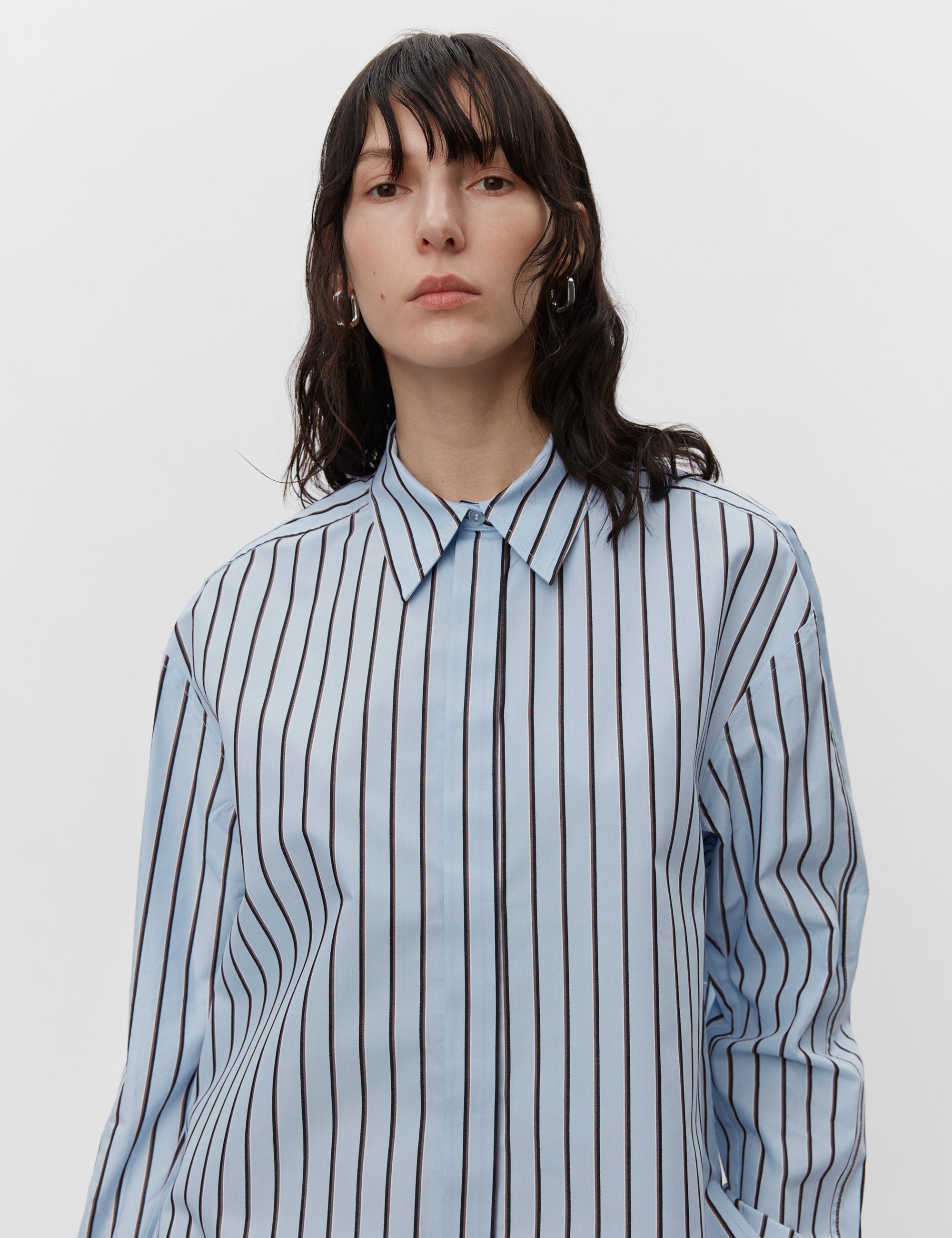 DAY Birger ét Mikkelsen Aya - Contemporary Stripe RD Shirts & Blouses 500114 SERENITY