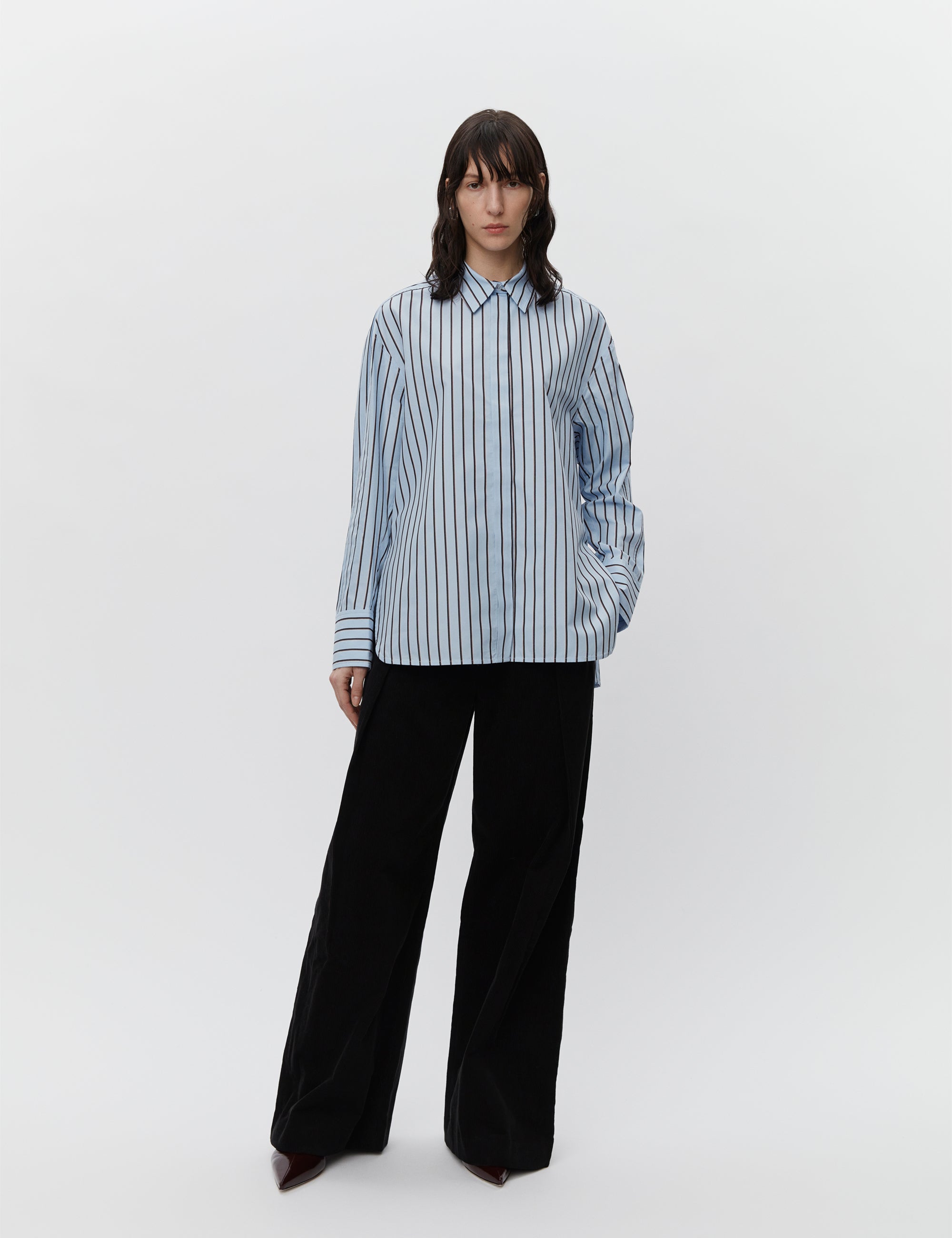 DAY Birger ét Mikkelsen Aya - Contemporary Stripe RD Shirts & Blouses 500114 SERENITY