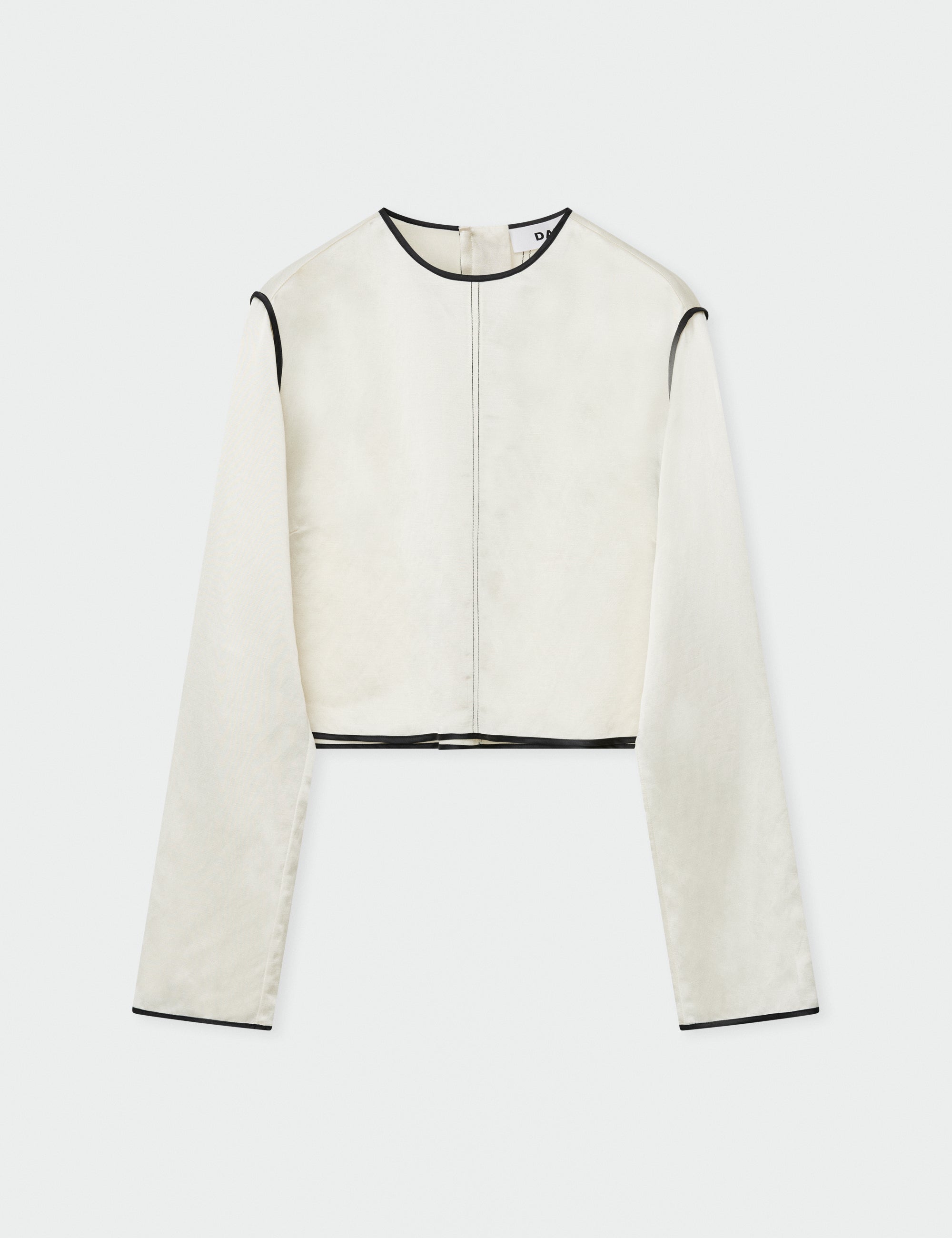 DAY Birger ét Mikkelsen Baryl - High Shine Blend Shirts & Blouses 110104 VANILLA ICE