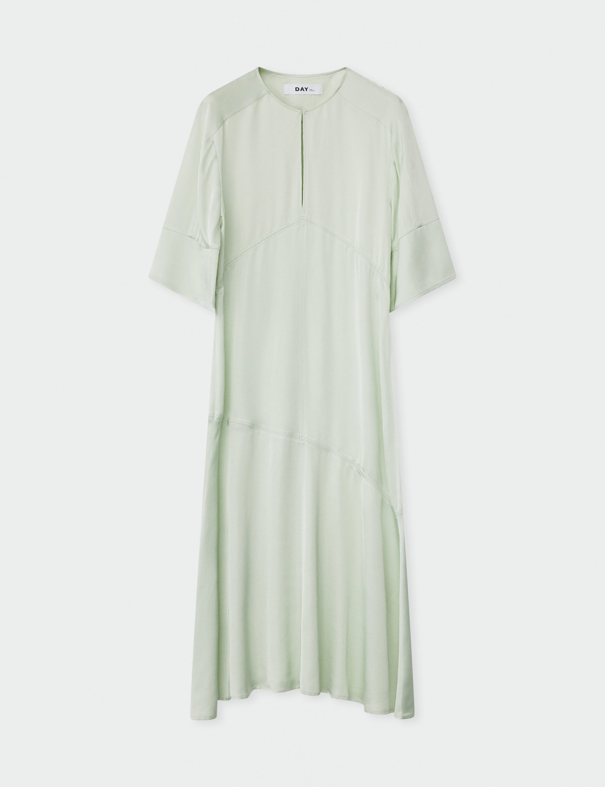 DAY Birger ét Mikkelsen Camilla - Fluid Viscose Dress 136107 GREEN LILY