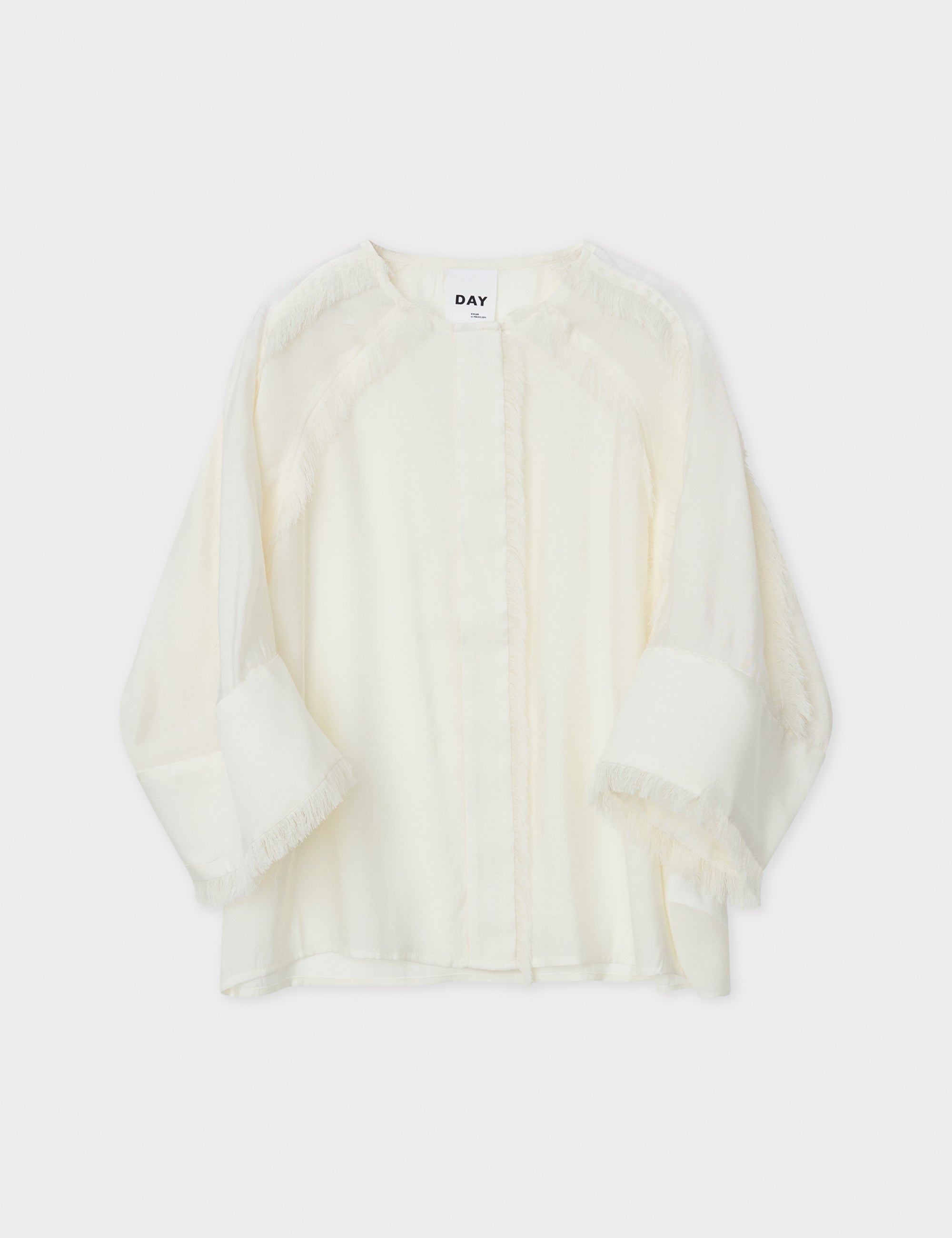 DAY Birger ét Mikkelsen Cassie - Sheer Fringes Shirts & Blouses 110104 VANILLA ICE