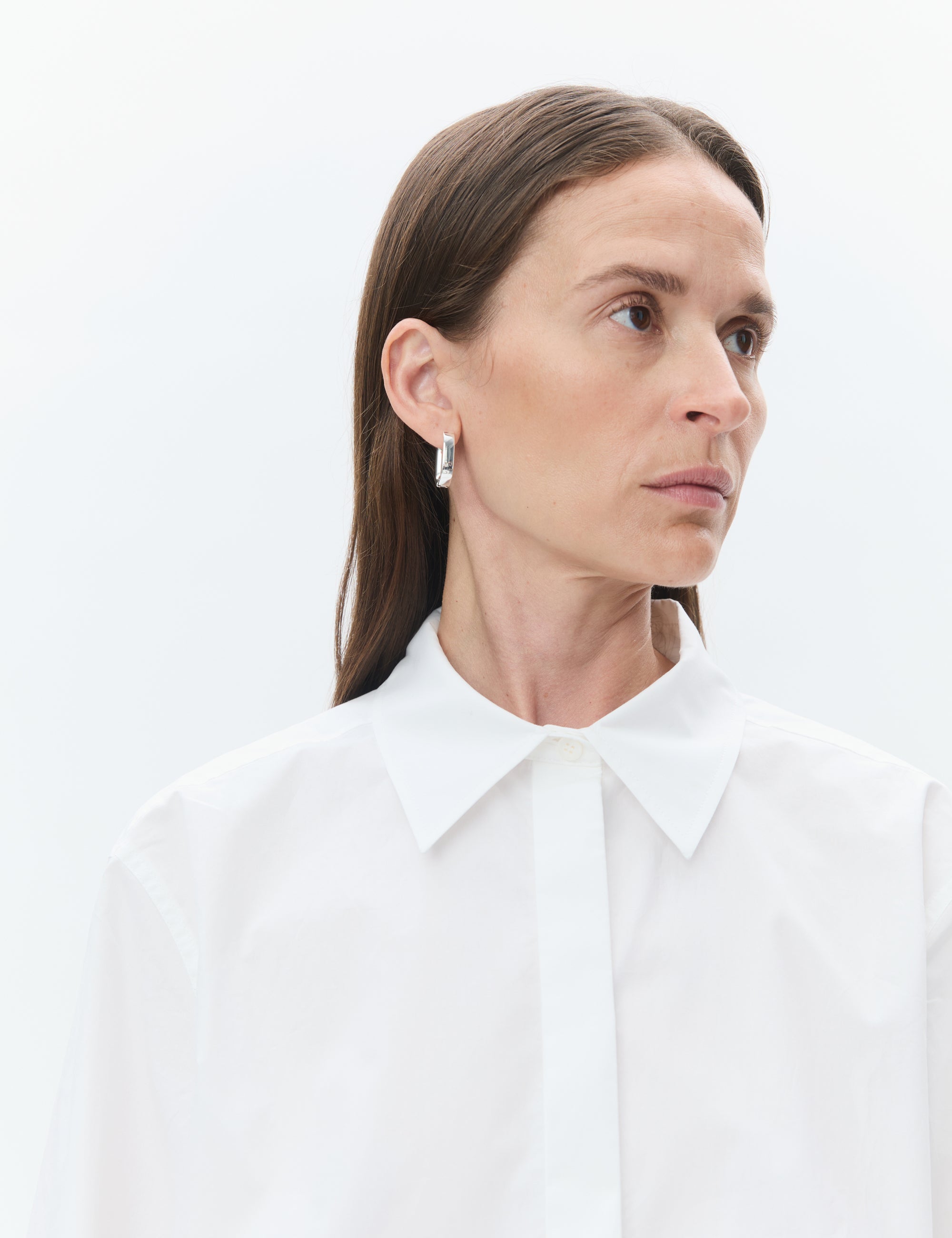 DAY Birger ét Mikkelsen Christiane - Solid Cotton RD Shirts & Blouses 110601 BRIGHT WHITE