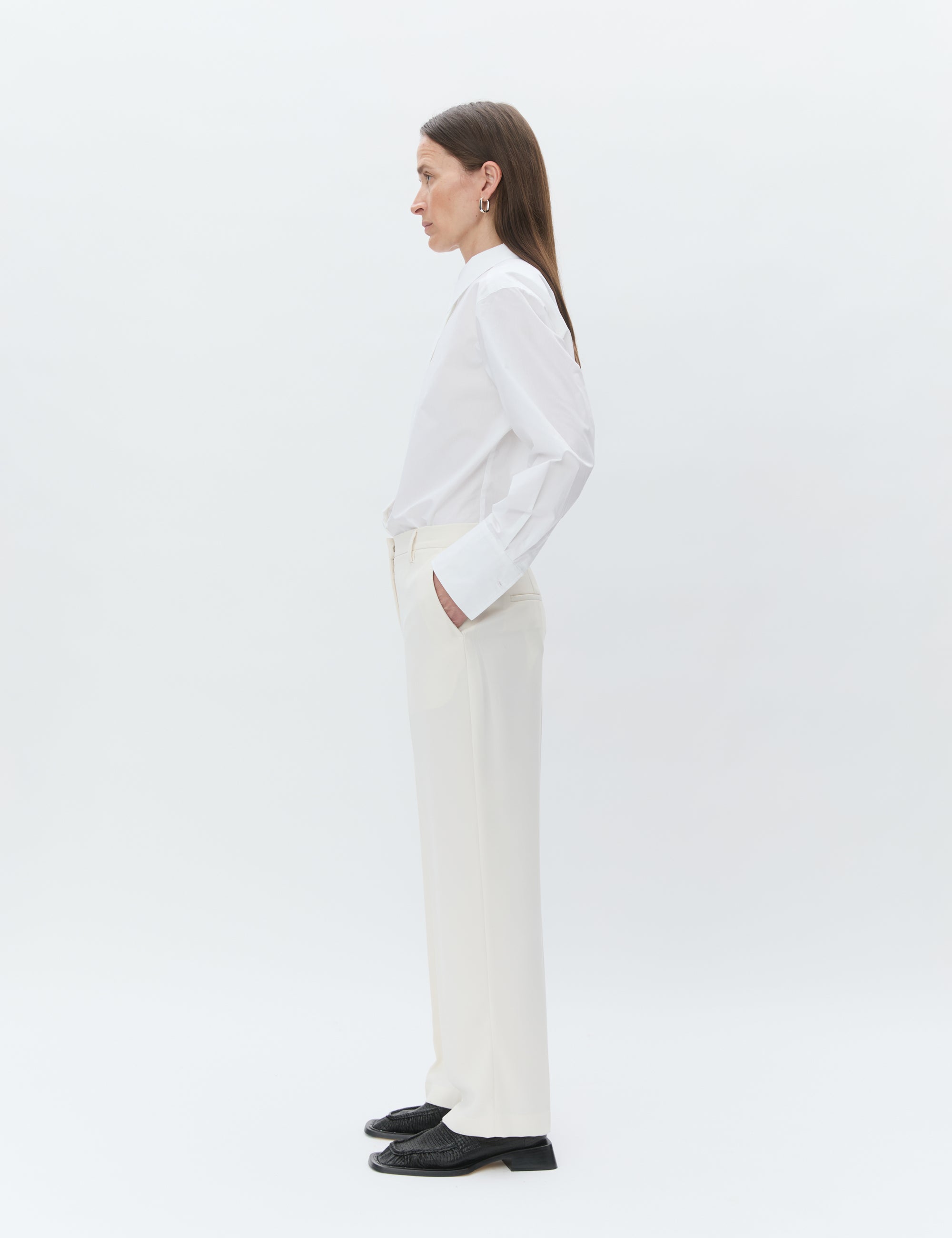 DAY Birger ét Mikkelsen Classic Lady - Classic Gabardine Pants 01002 Ivory Shade