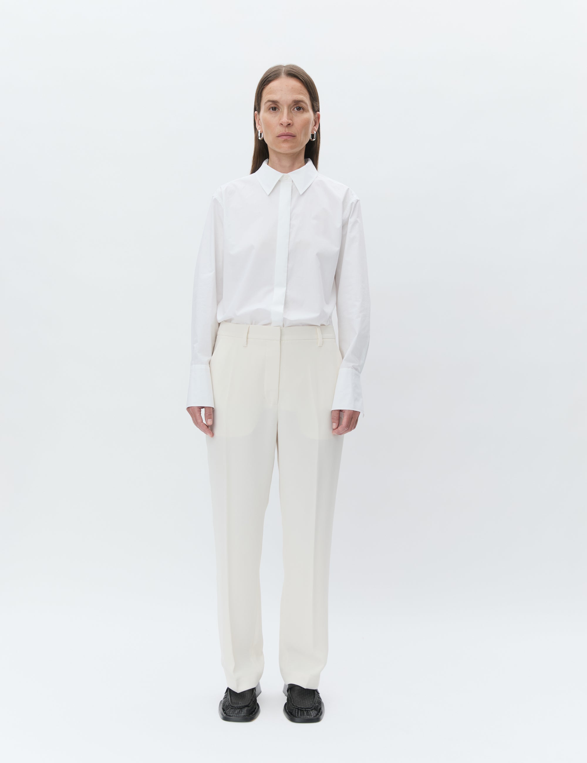 DAY Birger ét Mikkelsen Classic Lady - Classic Gabardine Pants 01002 Ivory Shade