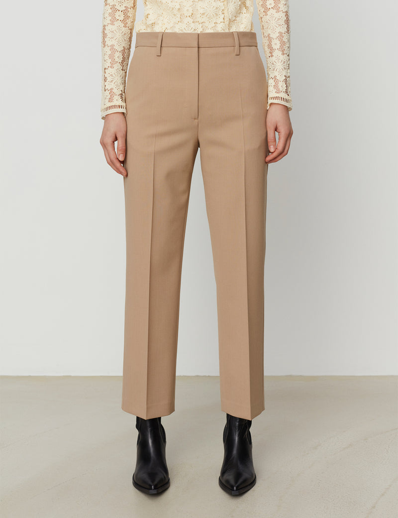 DAY Birger ét Mikkelsen Classic Lady - Elegant Wool Pants 151216 Pale Khaki