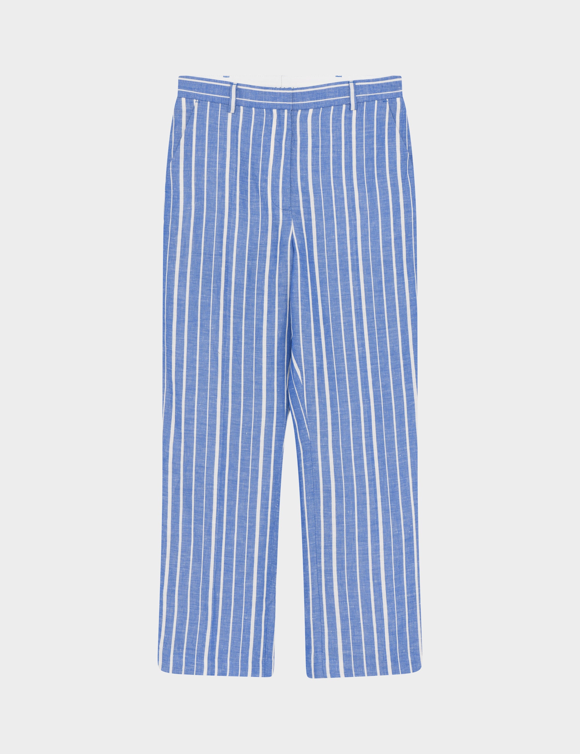 DAY Birger ét Mikkelsen Classic Lady - Linen Stripe Pants 193952 SURF THE WEB