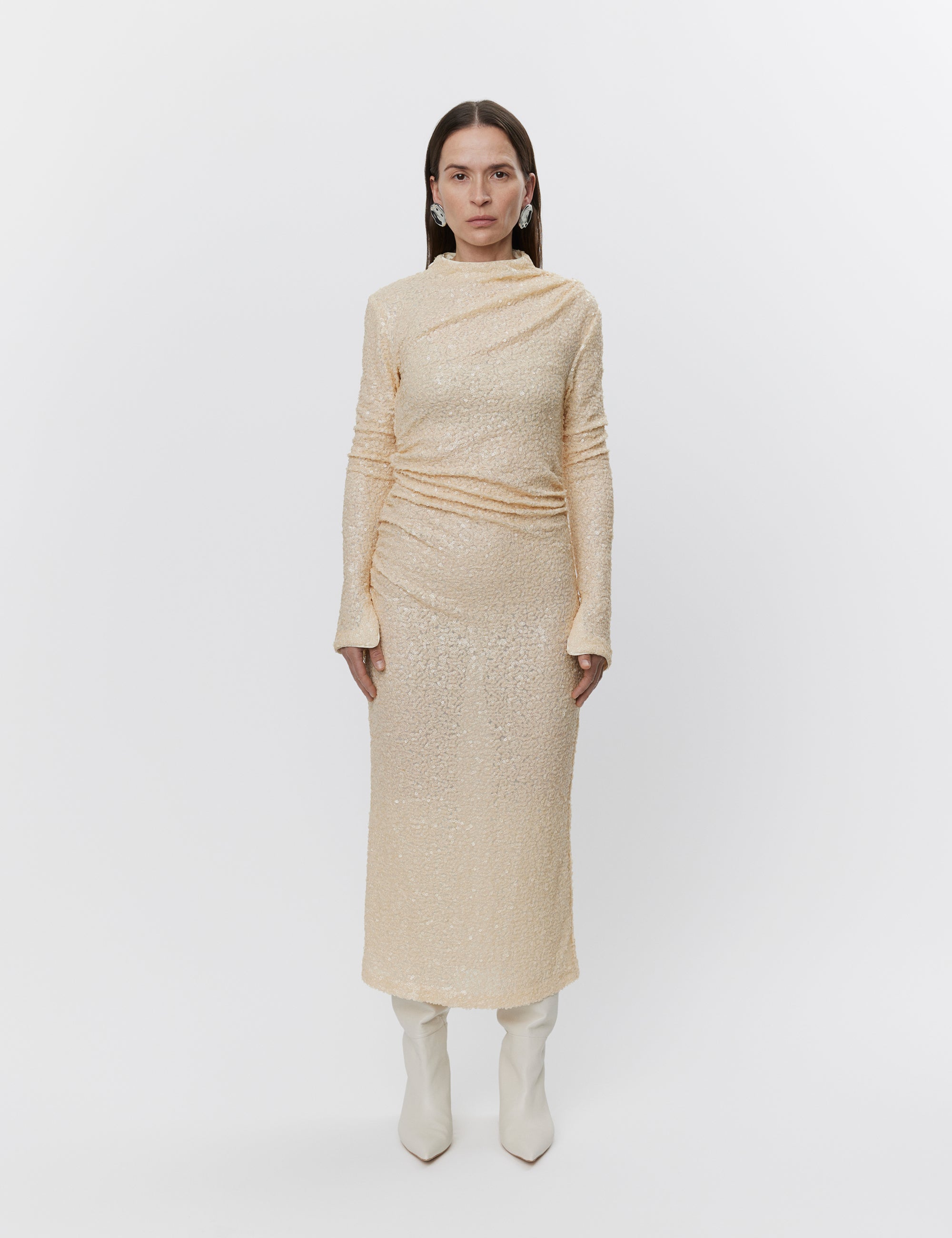 DAY Birger ét Mikkelsen Clover - Timeless Sequins Dress 500122 CREAMY