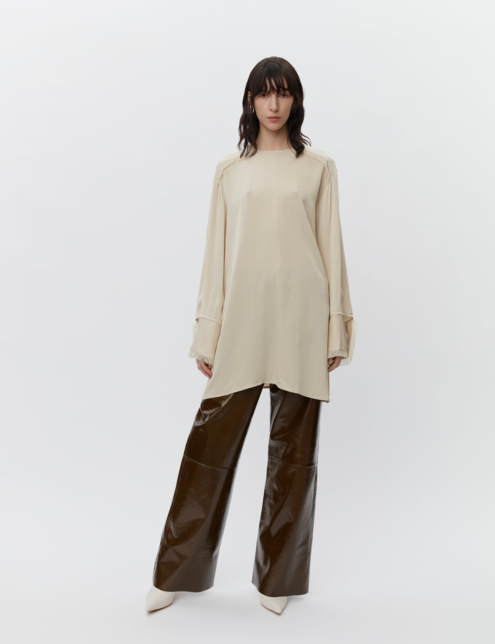 DAY Birger ét Mikkelsen Debbie - Matte Crepe Shirts & Blouses 131105 BROWN RICE