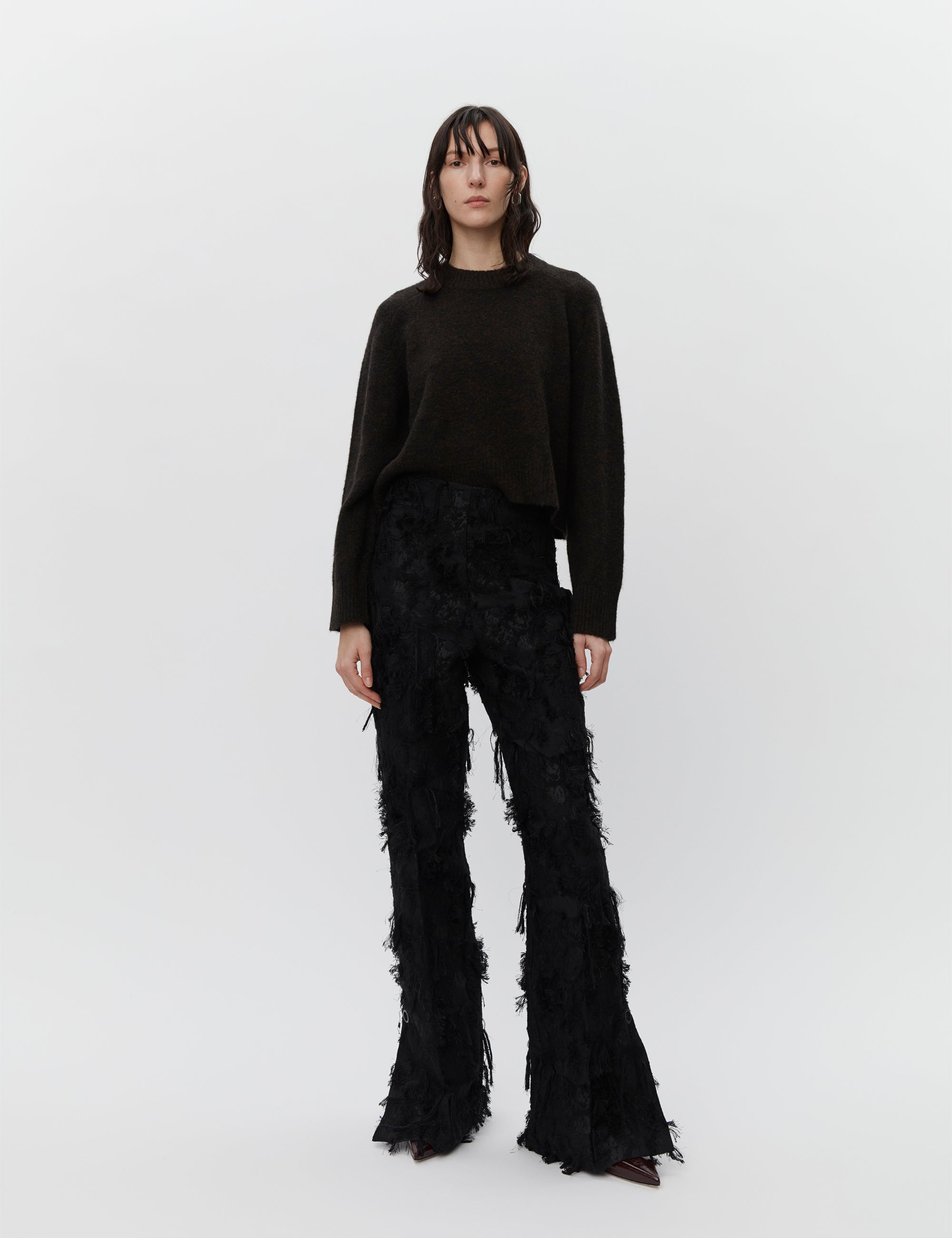 DAY Birger ét Mikkelsen Emma - Contemporary Texture Pants 190303 BLACK