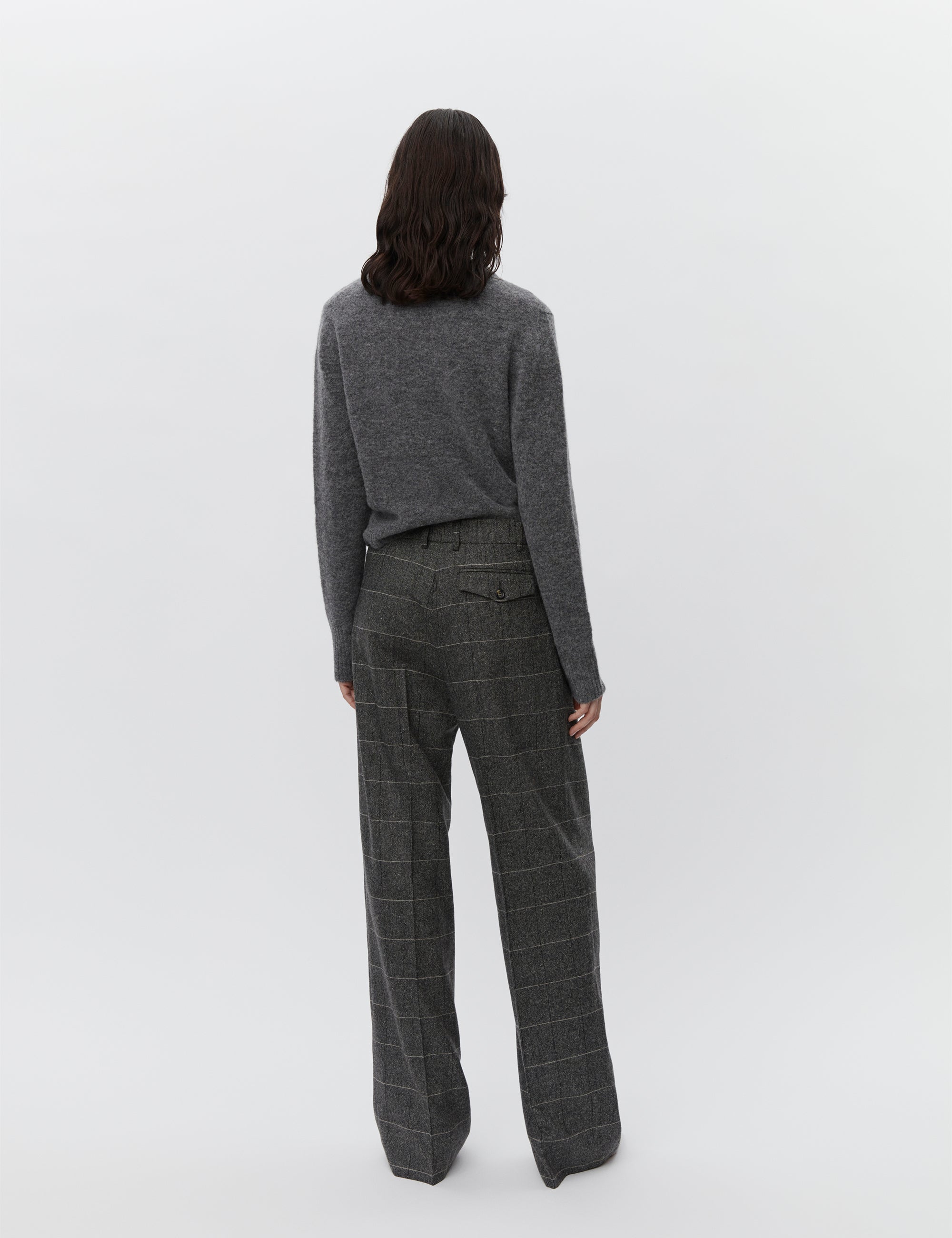 DAY Birger ét Mikkelsen Enzo - All Time Check Pants 500056 GREY MELANGE