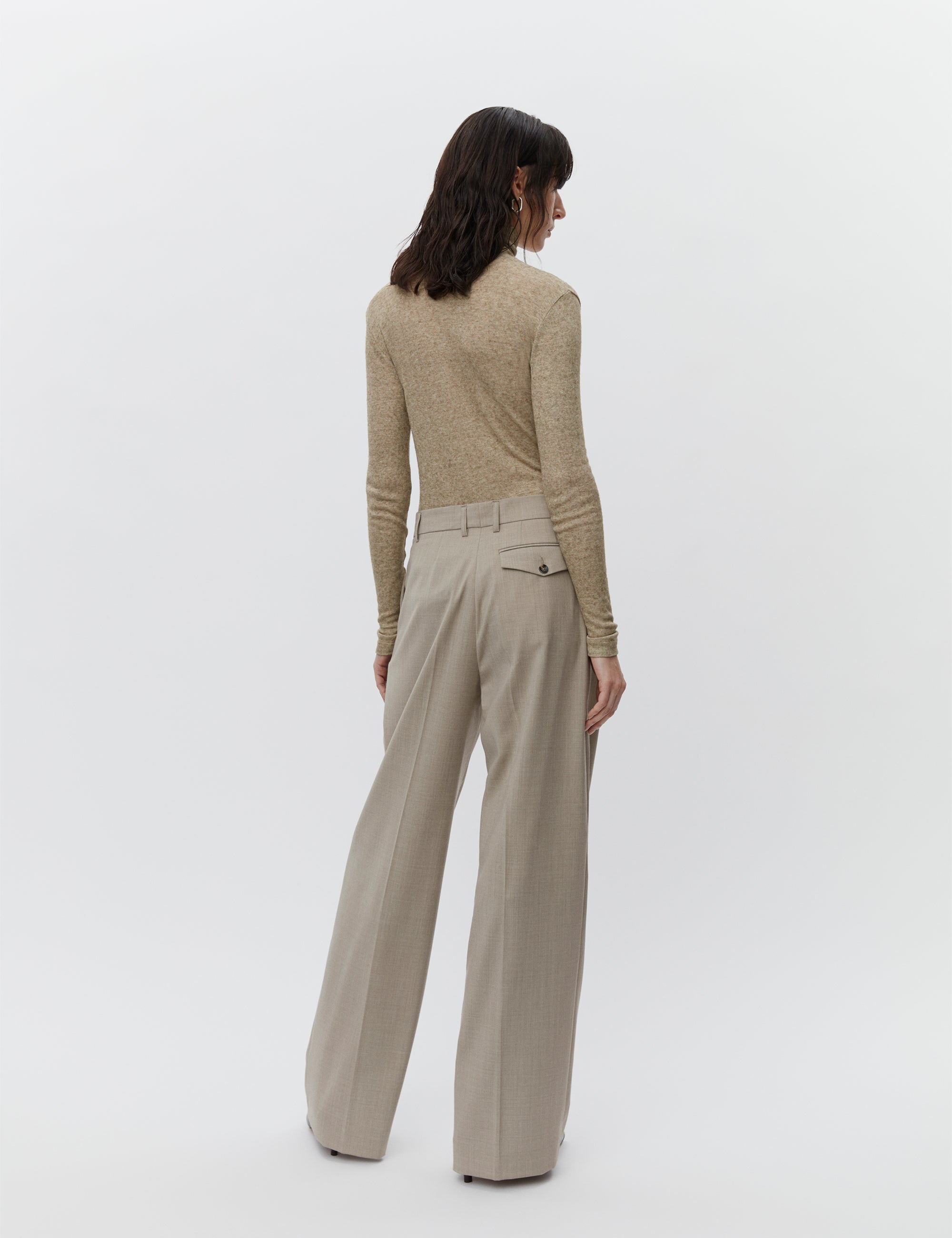 DAY Birger ét Mikkelsen Enzo - Classic Wool Blend Pants 500120 PETRIFIED OAK MELANGE