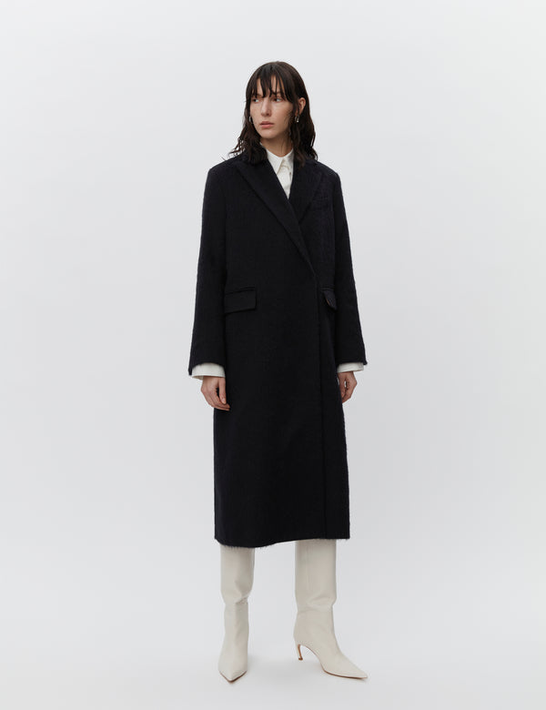 DAY Birger ét Mikkelsen Franka - Fuzzy Autumn Coats 190303 BLACK