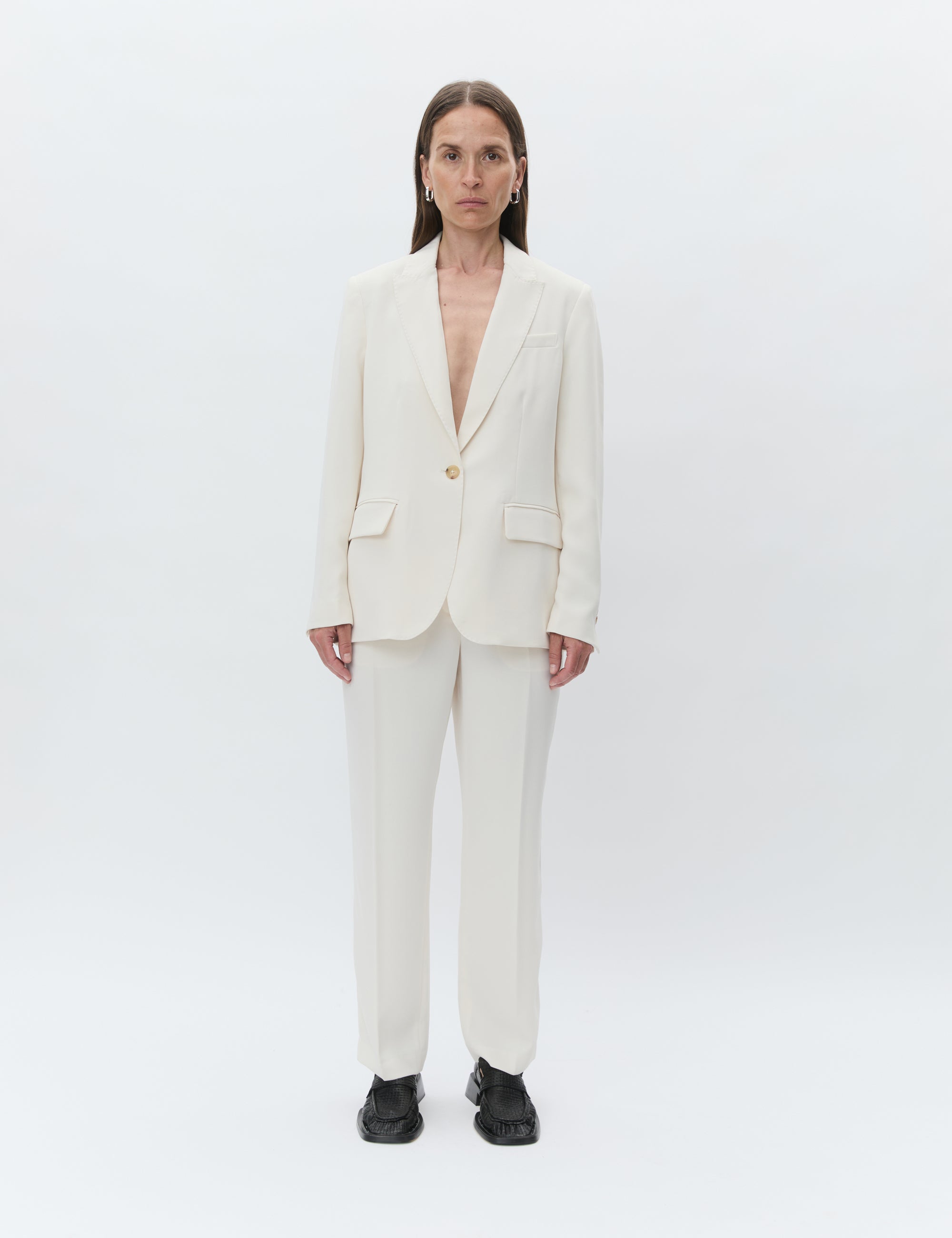 DAY Birger ét Mikkelsen Hector - Classic Gabardine Blazer 01002 Ivory Shade