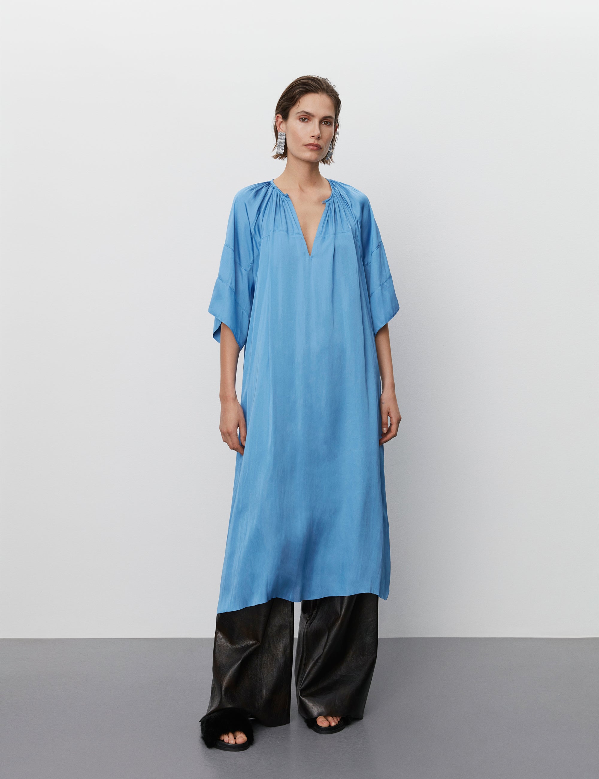 DAY Birger ét Mikkelsen Jaden - Modern Drape RD Dress 174030 SILVER LAKE BLUE