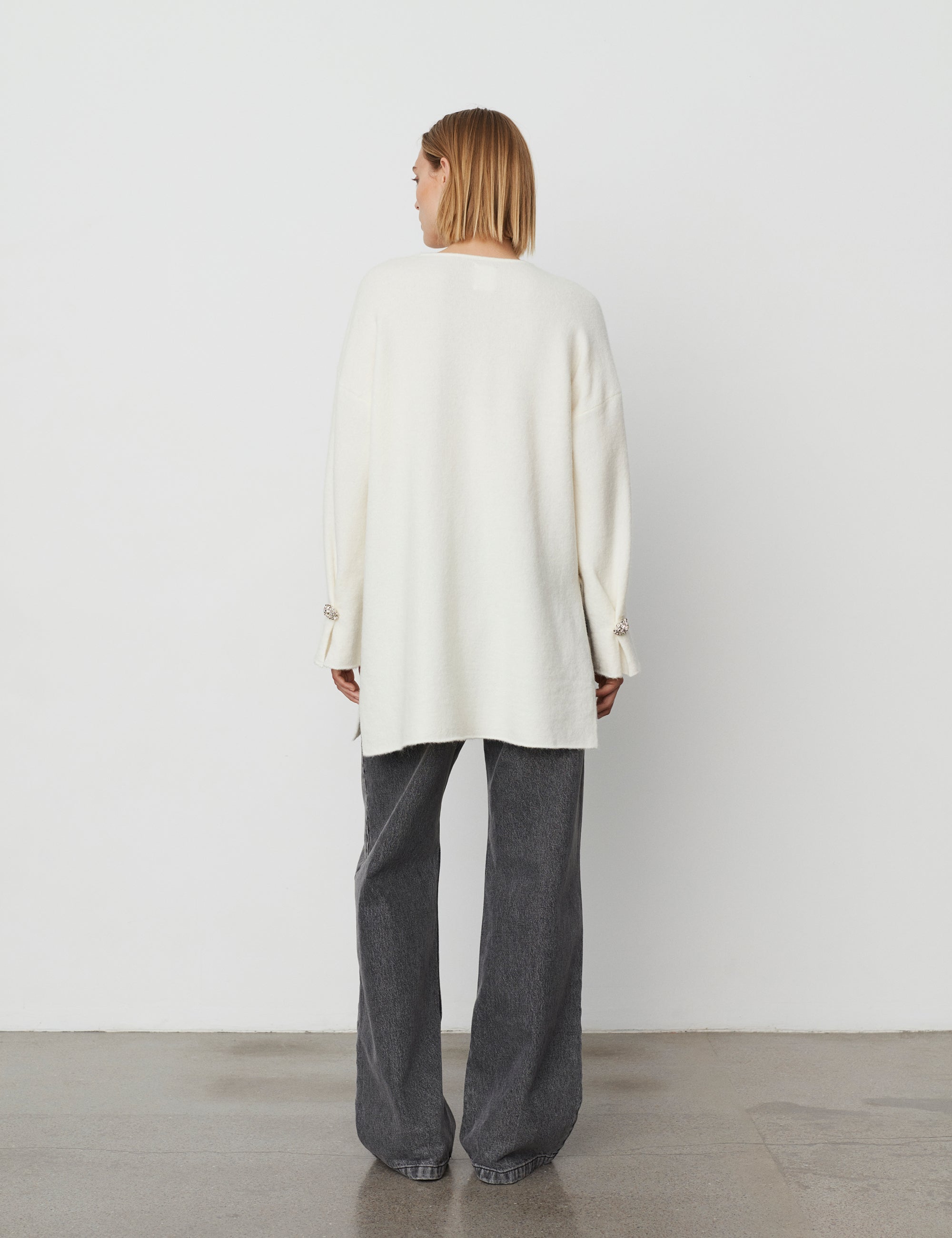 DAY Birger ét Mikkelsen Jana - Cozy Days Pullover 500033 LIGHT CREME MELANGE