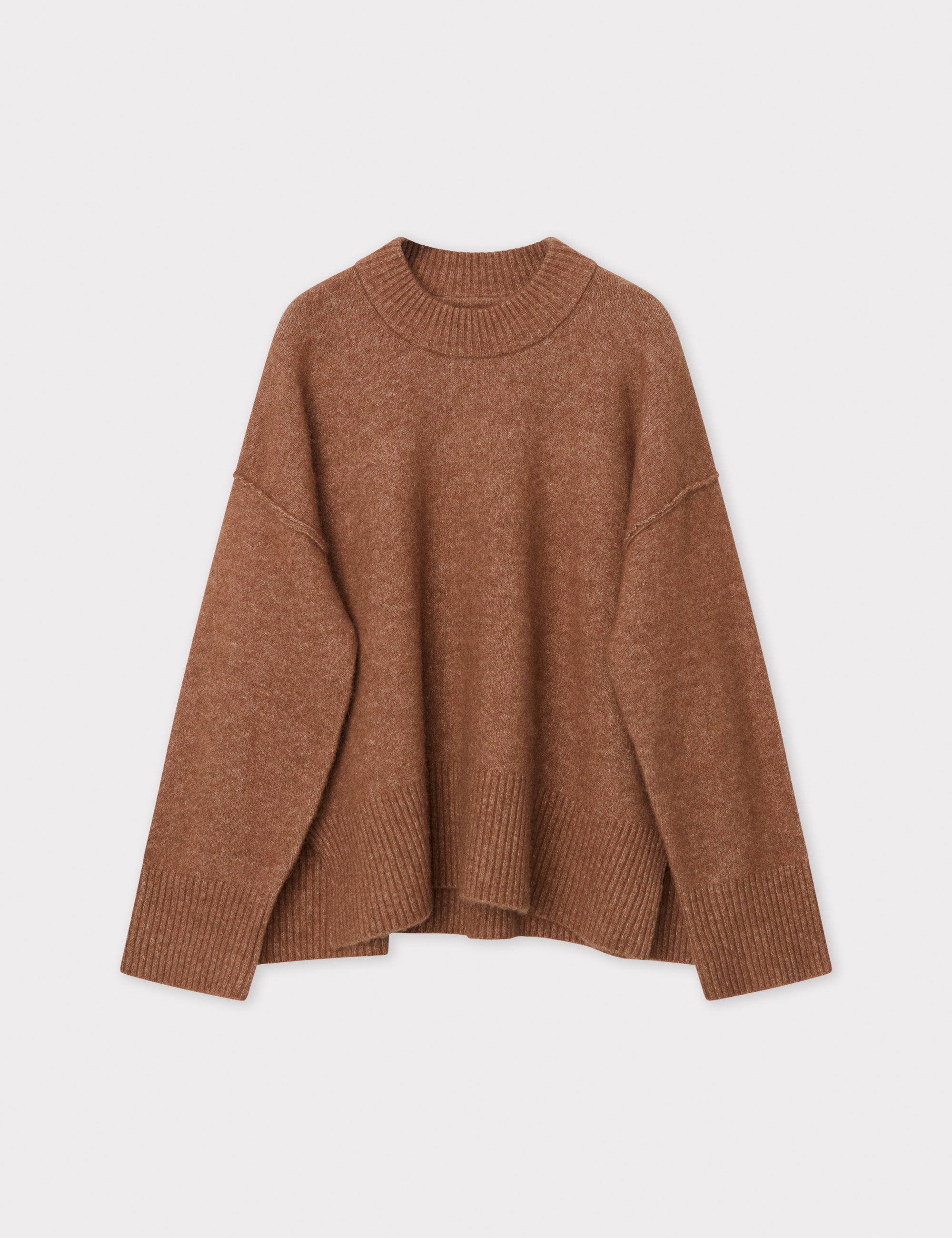 DAY Birger ét Mikkelsen Josie - Cozy Days RD Pullover 500061 CARAMEL MELANGE