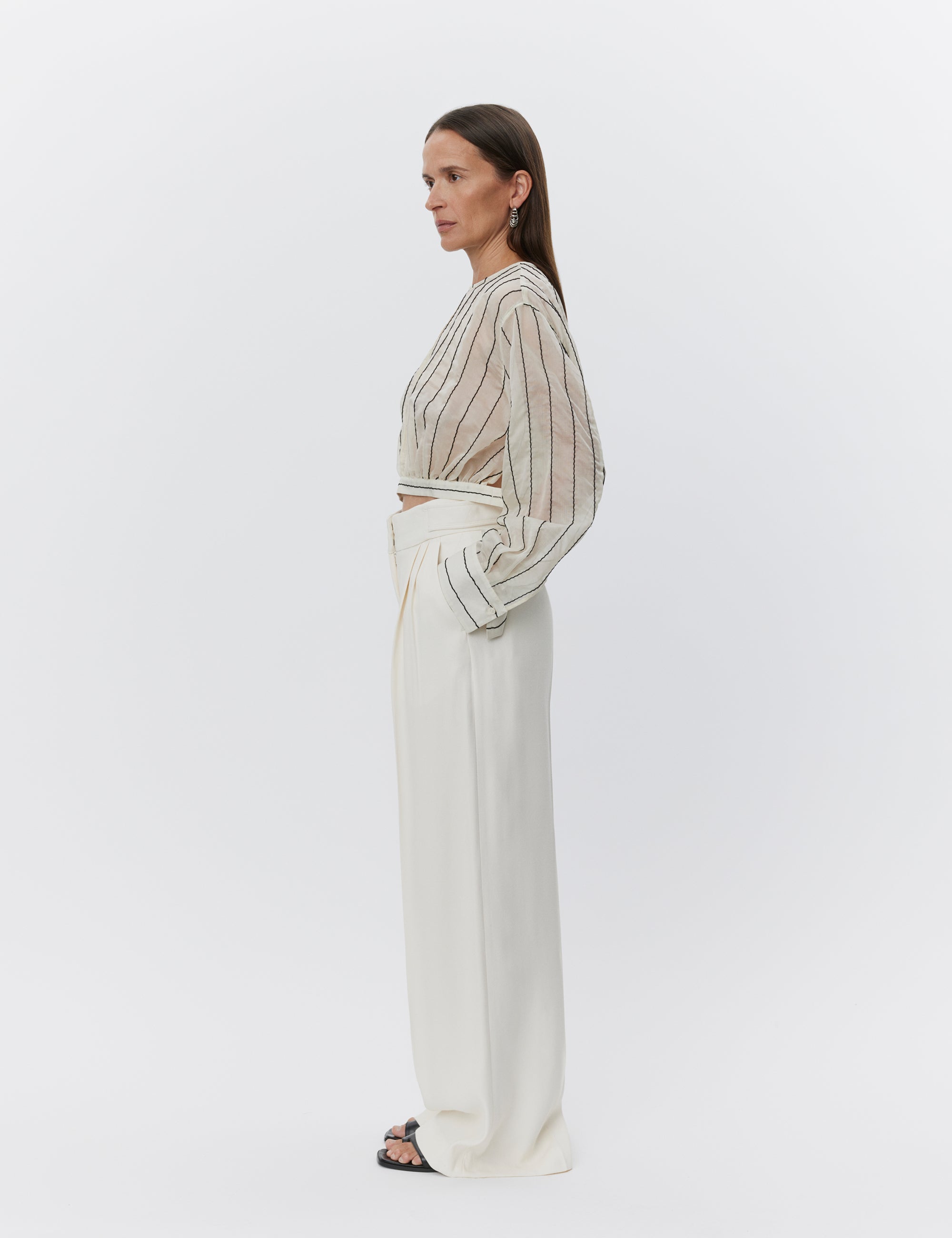 DAY Birger ét Mikkelsen Leonie - Sheer Stripe Shirts & Blouses 120110 Pistachio Shell