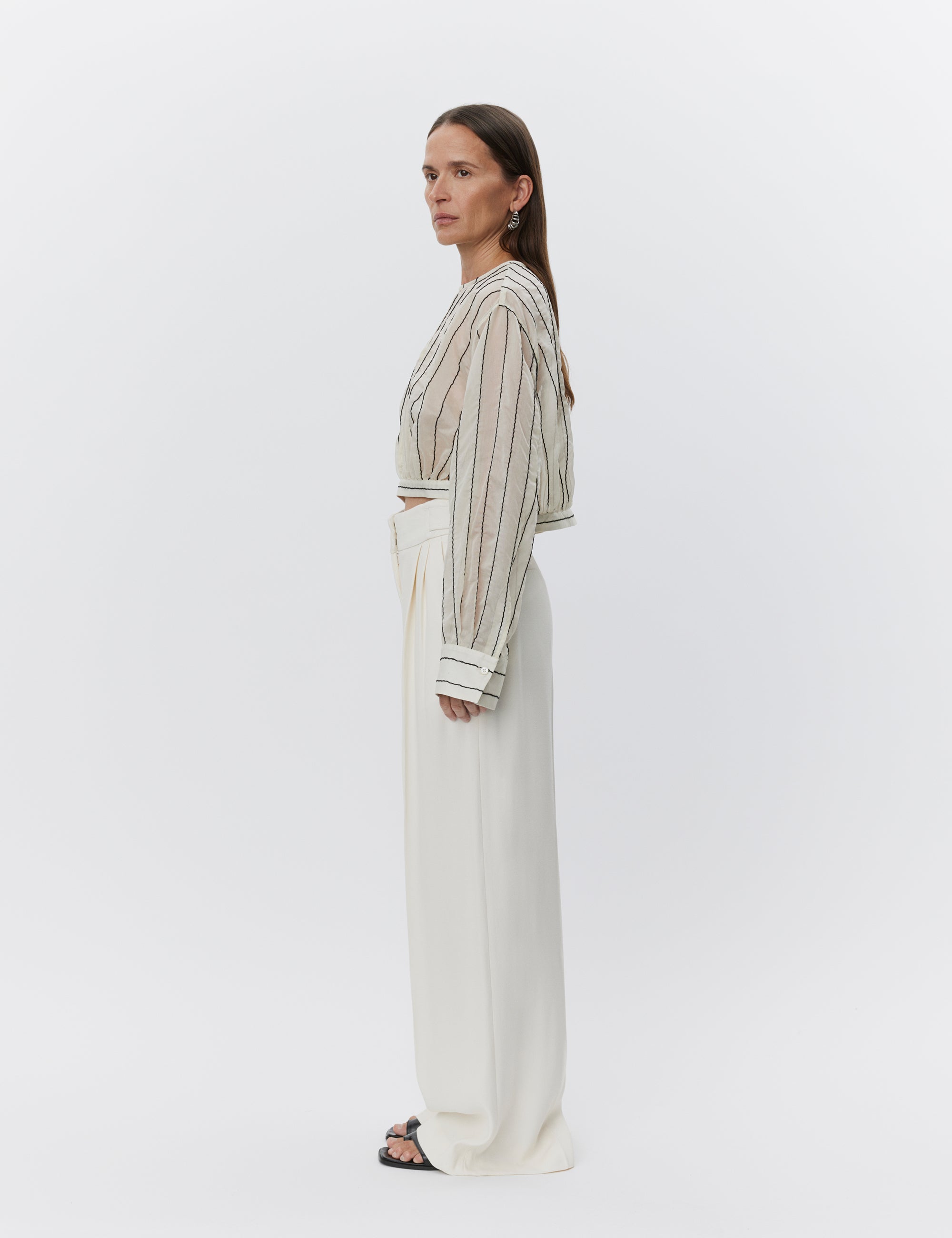 DAY Birger ét Mikkelsen Leonie - Sheer Stripe Shirts & Blouses 120110 Pistachio Shell