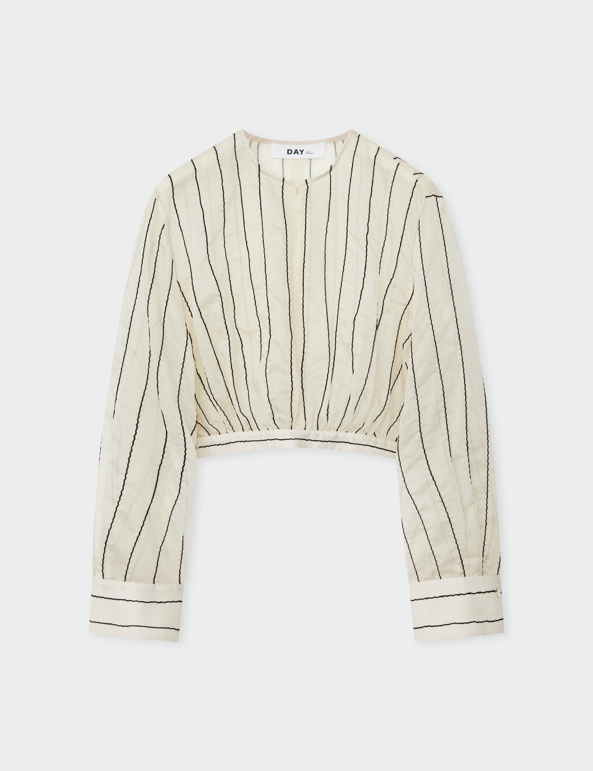 DAY Birger ét Mikkelsen Leonie - Sheer Stripe Shirts & Blouses 120110 Pistachio Shell