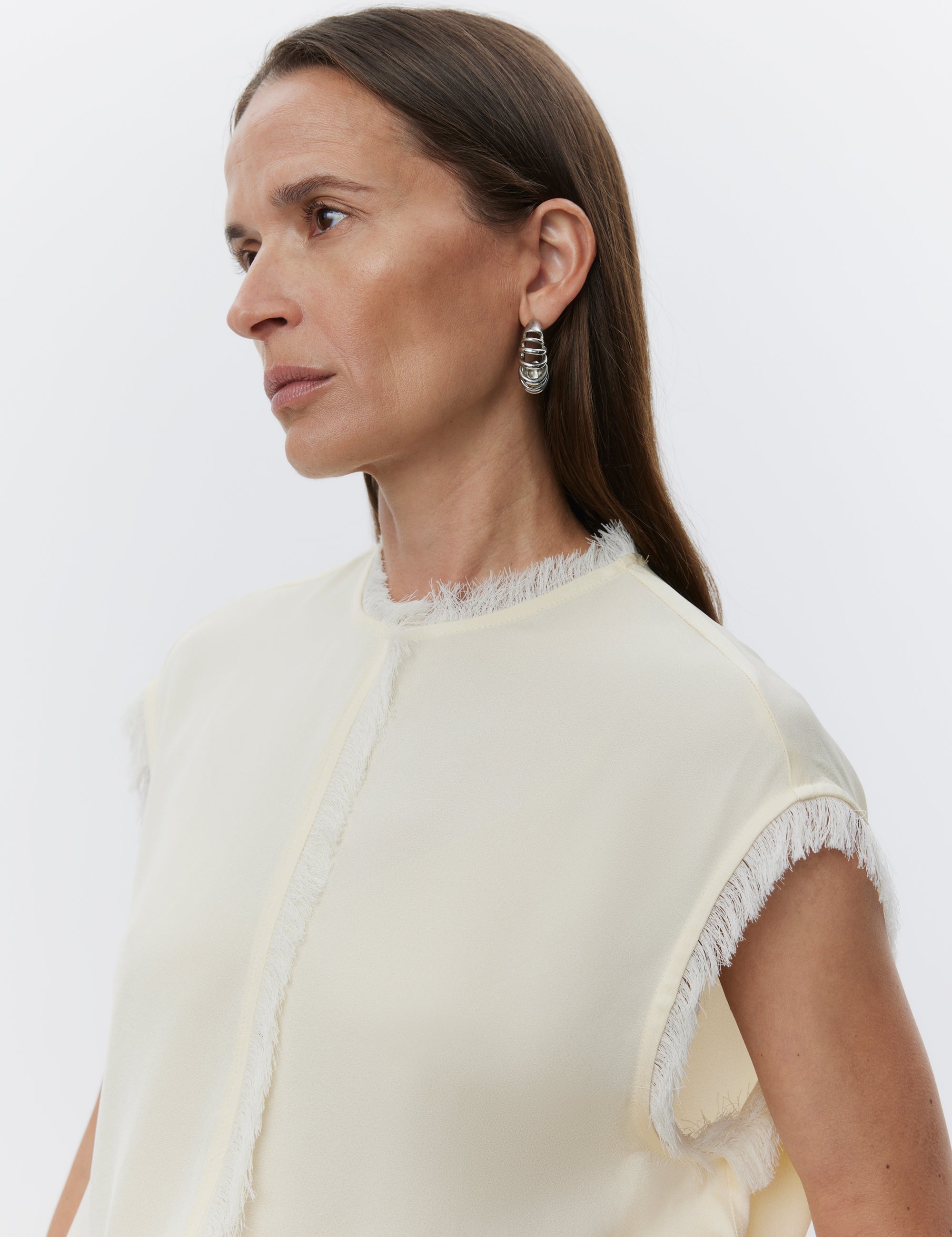 DAY Birger ét Mikkelsen Lise - Matte Crepe Shirts & Blouses 110507 WINTER WHITE