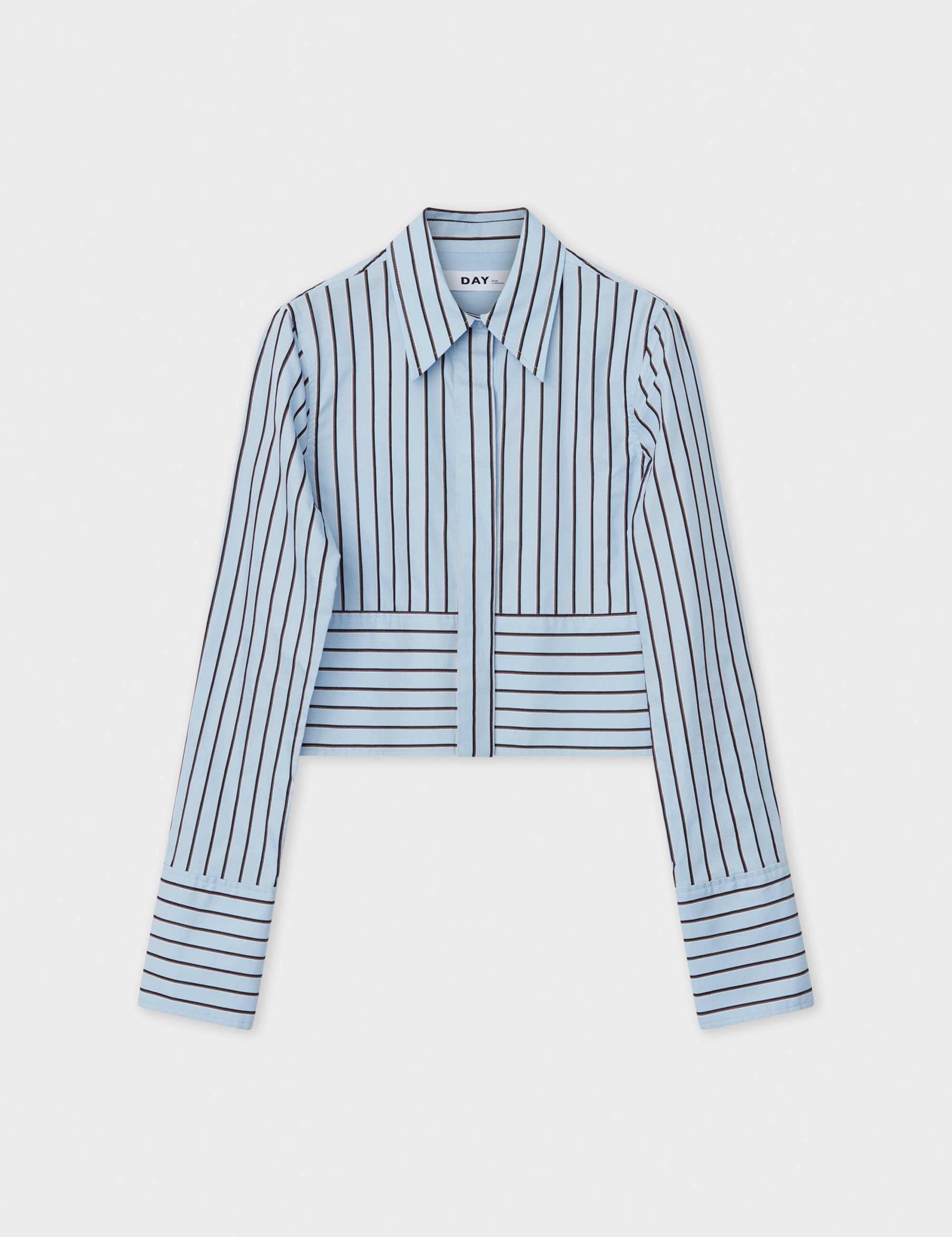 DAY Birger ét Mikkelsen Max - Contemporary Stripe RD Shirts & Blouses 500114 SERENITY