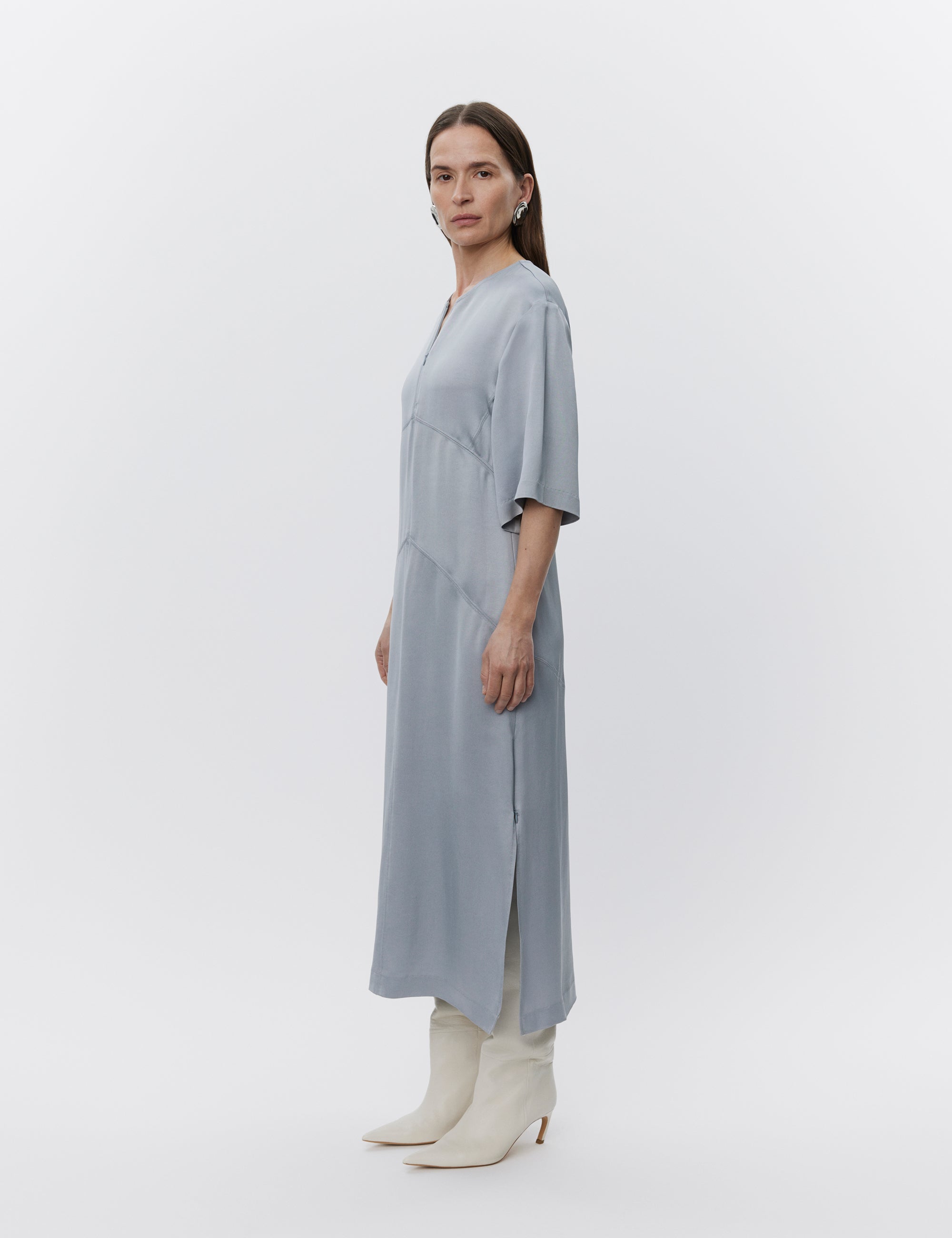 DAY Birger ét Mikkelsen Micca - Modern Twill Dress 154305 Quarry