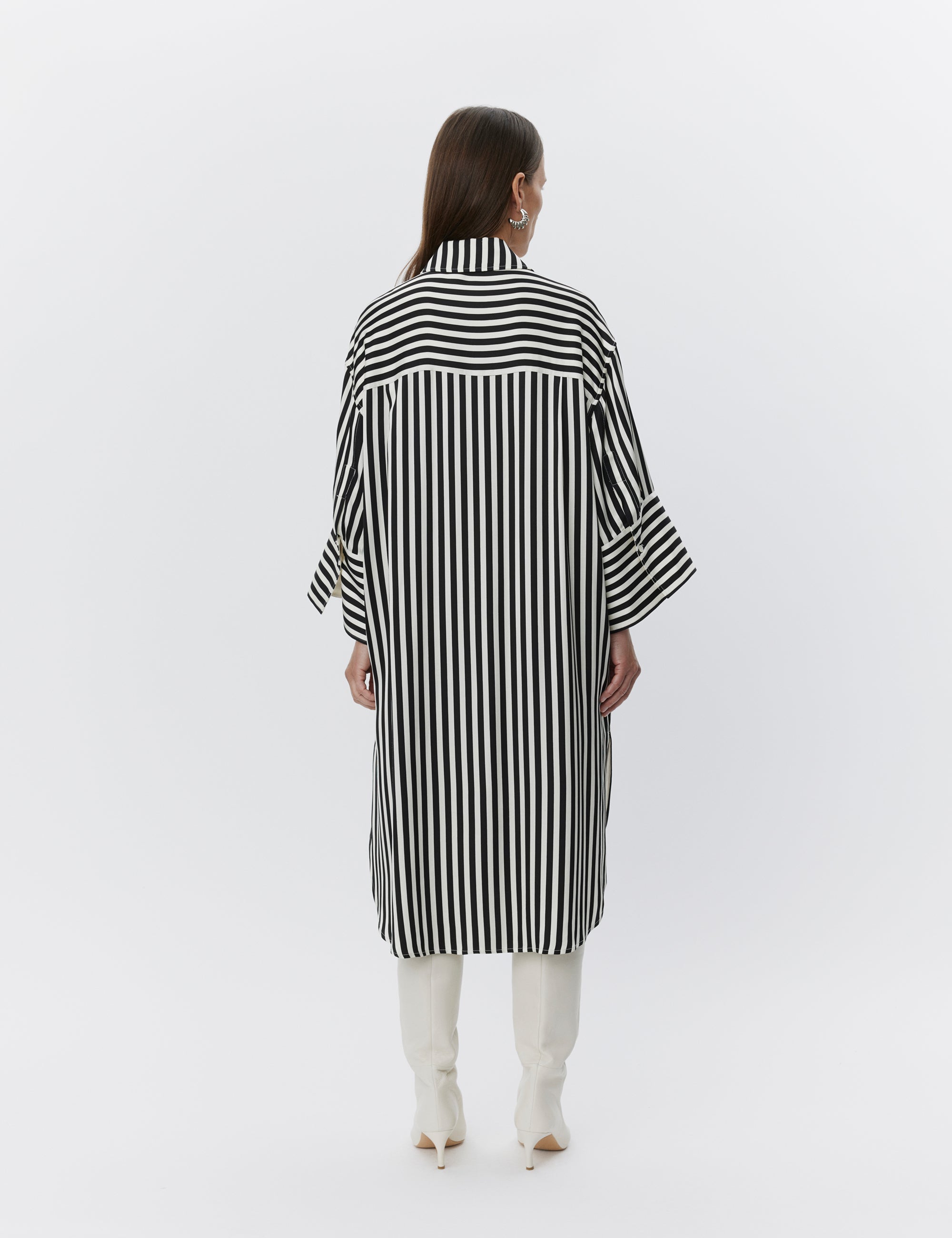 DAY Birger ét Mikkelsen Noe - Striped Viscose Dress 500143 FLUID STRIPES