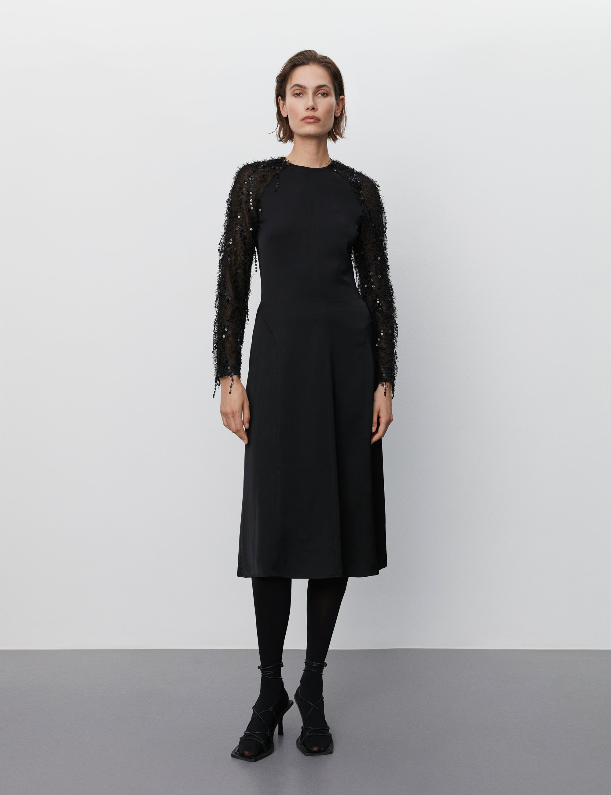 DAY Birger ét Mikkelsen Quincy - Sparkling Texture Dress 190303 BLACK