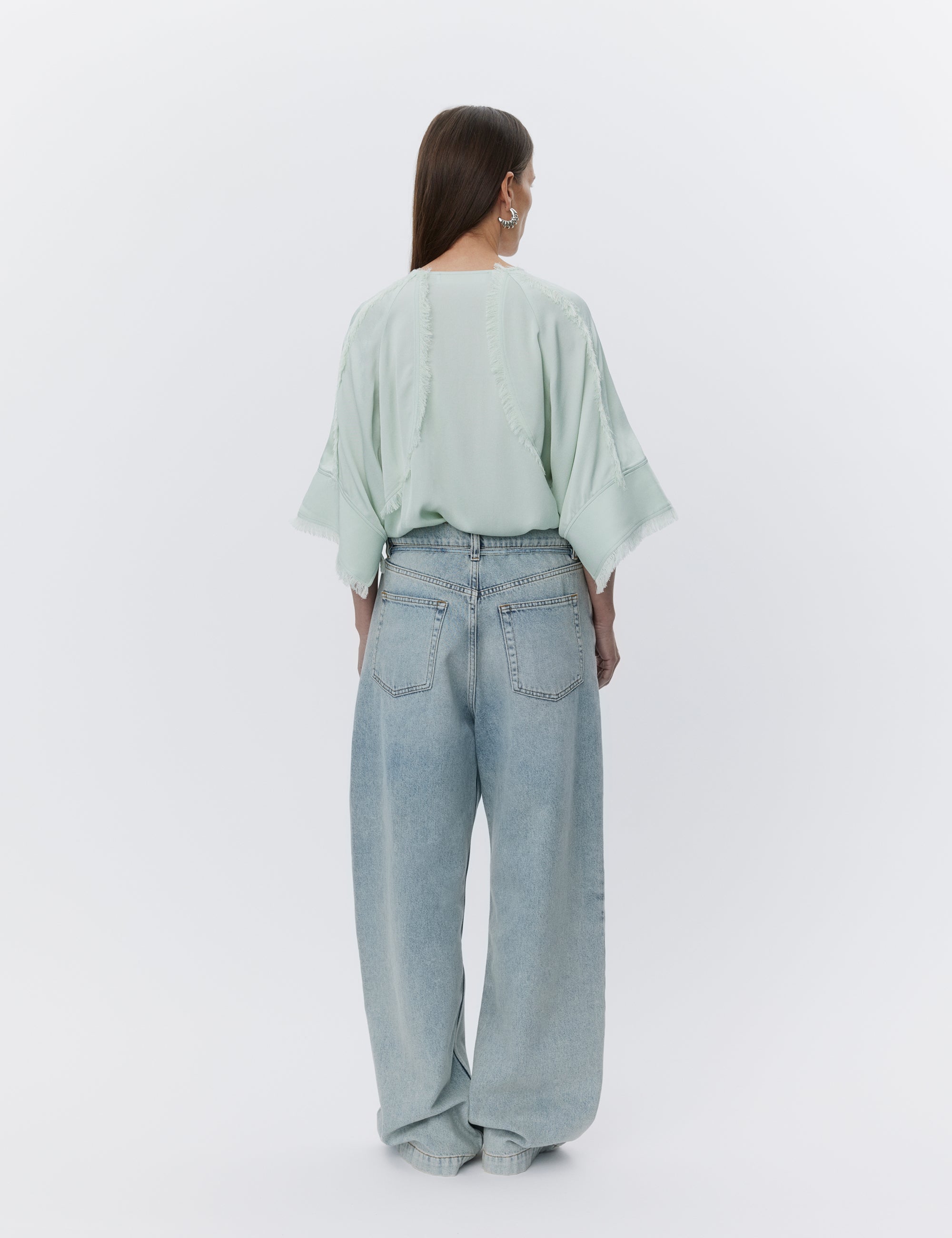 DAY Birger ét Mikkelsen Zelie - Matte Crepe Shirts & Blouses 136107 GREEN LILY